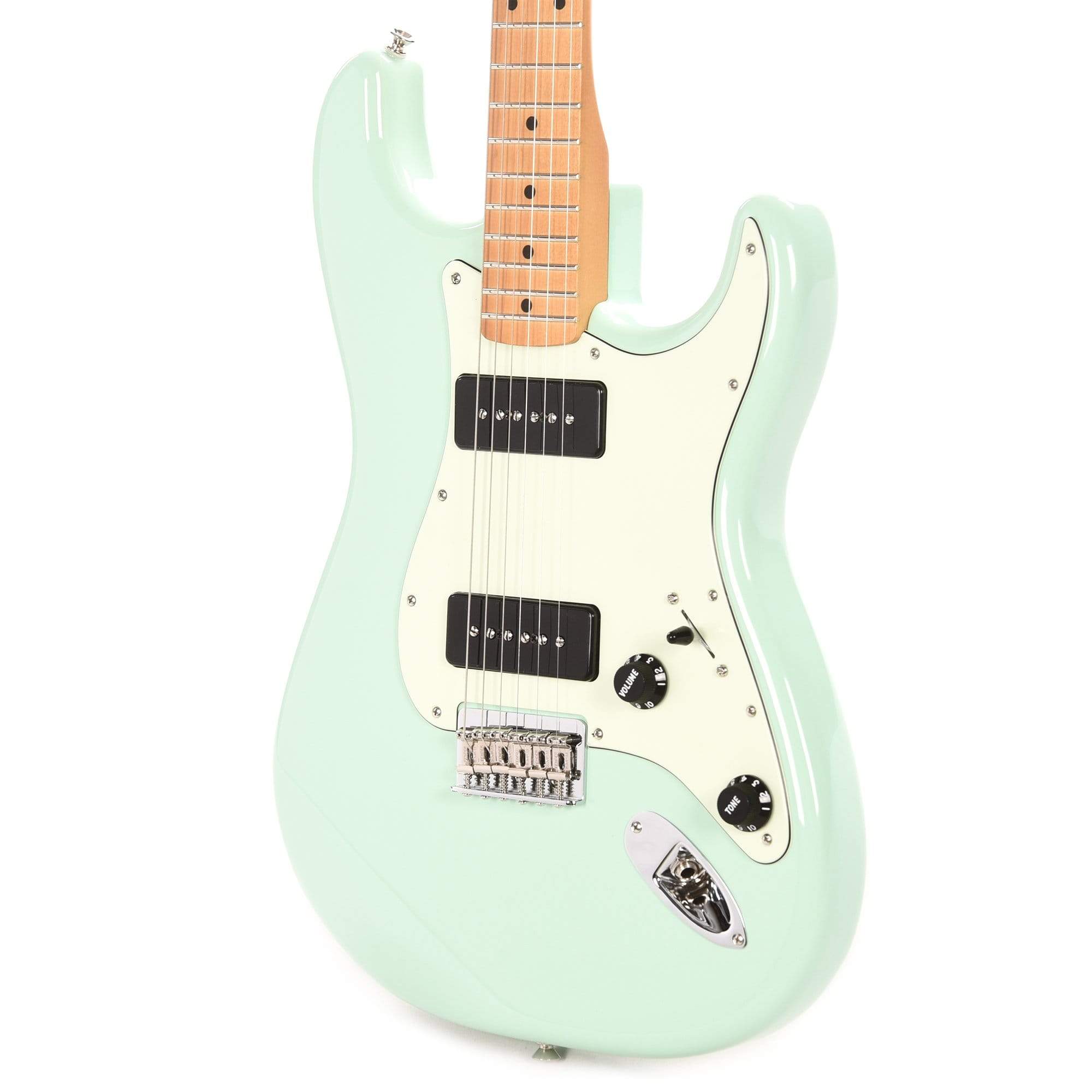 Fender Noventa Stratocaster Surf Green Electric Guitars / Solid Body