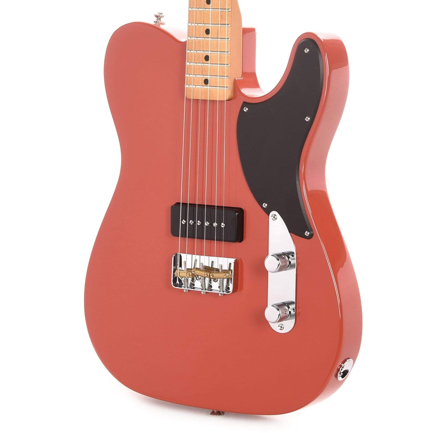 Fender Noventa Telecaster Fiesta Red Electric Guitars / Solid Body