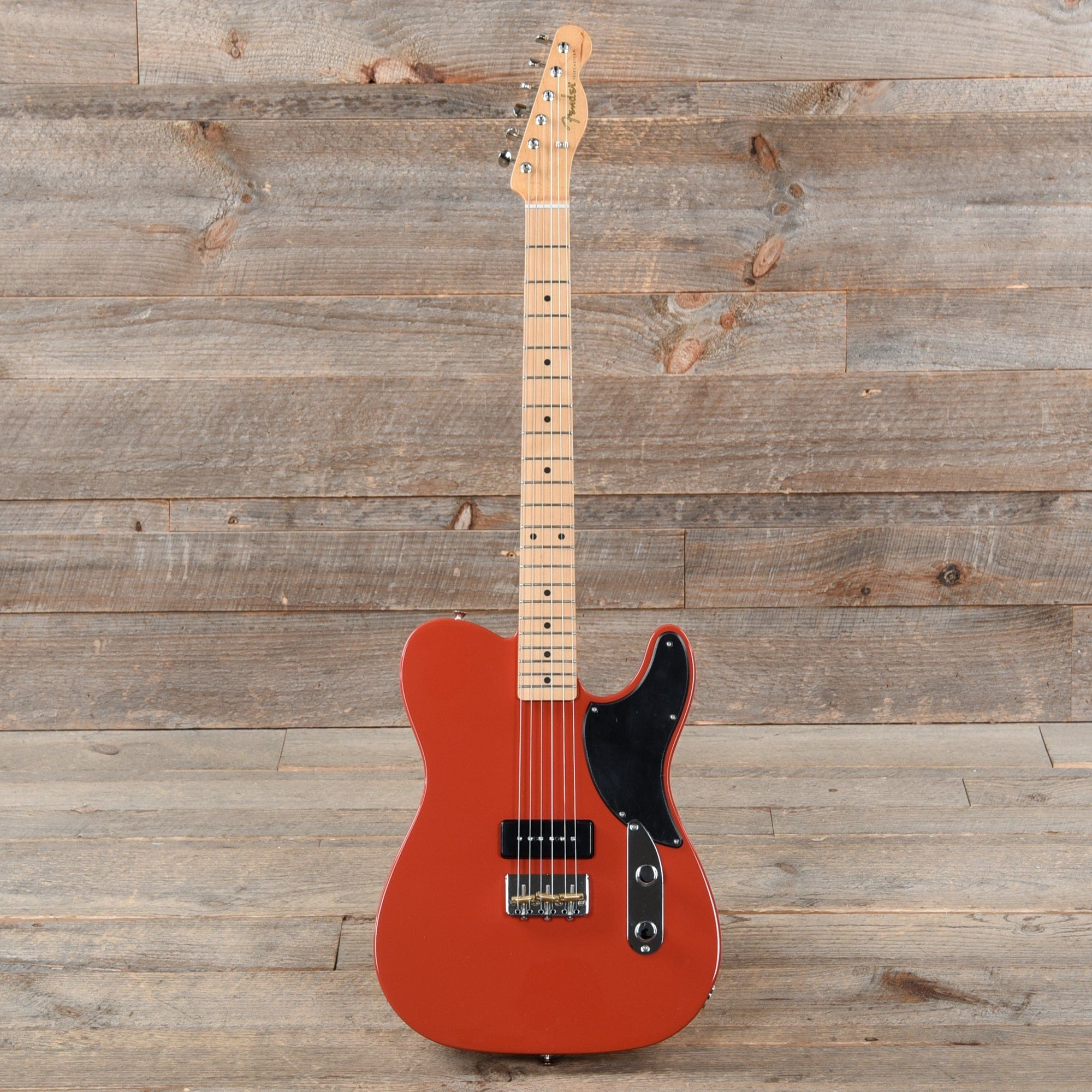Fender Noventa Telecaster Fiesta Red Electric Guitars / Solid Body