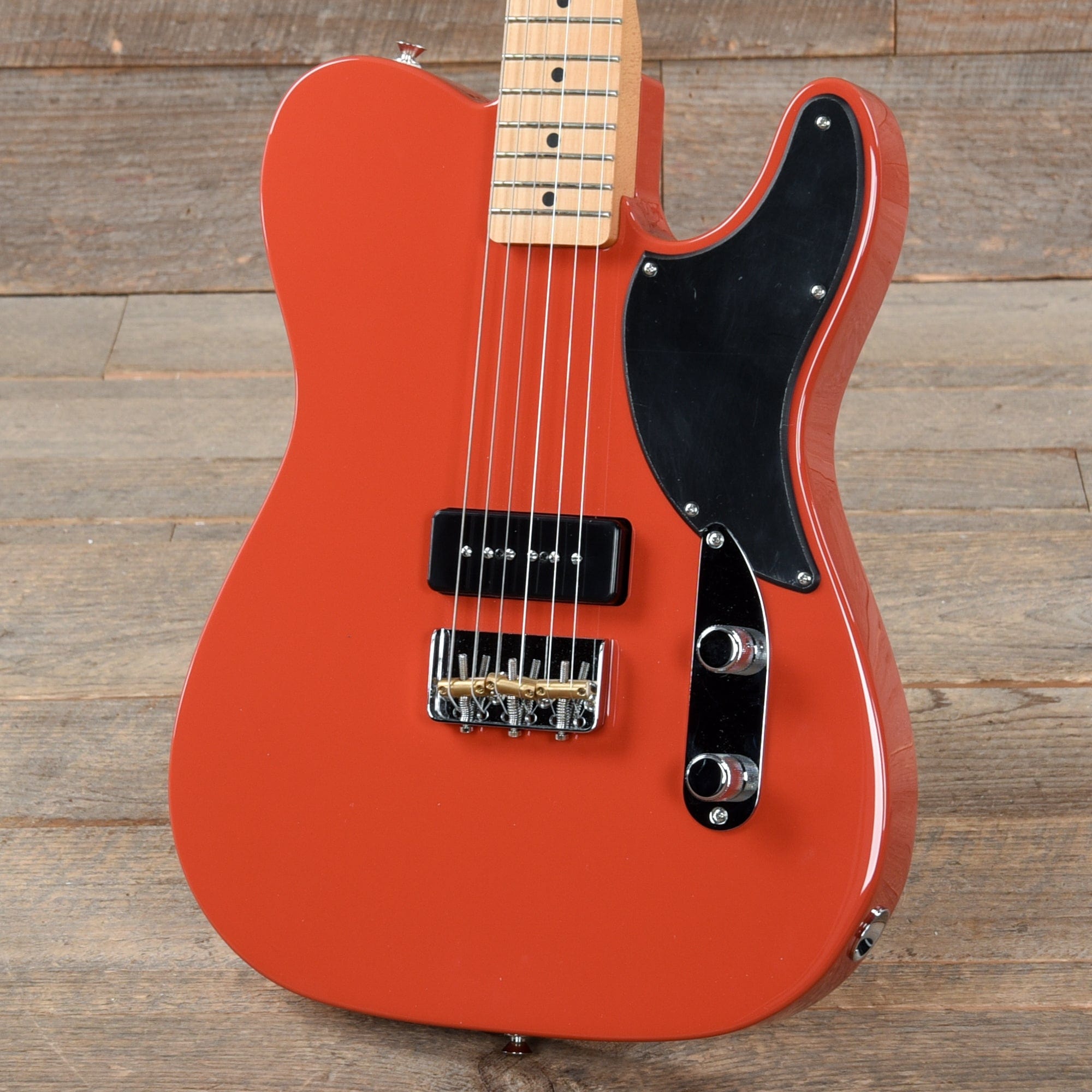 Fender Noventa Telecaster Fiesta Red Electric Guitars / Solid Body