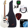 Fender Offset Series Mustang 90 PF Olympic White w/Gig Bag, Tuner, Cables, Picks and Strings Bundle Electric Guitars / Solid Body