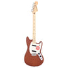Fender Offset Series Mustang Faded Mocha FSR w/White Pearl Pickguard Electric Guitars / Solid Body