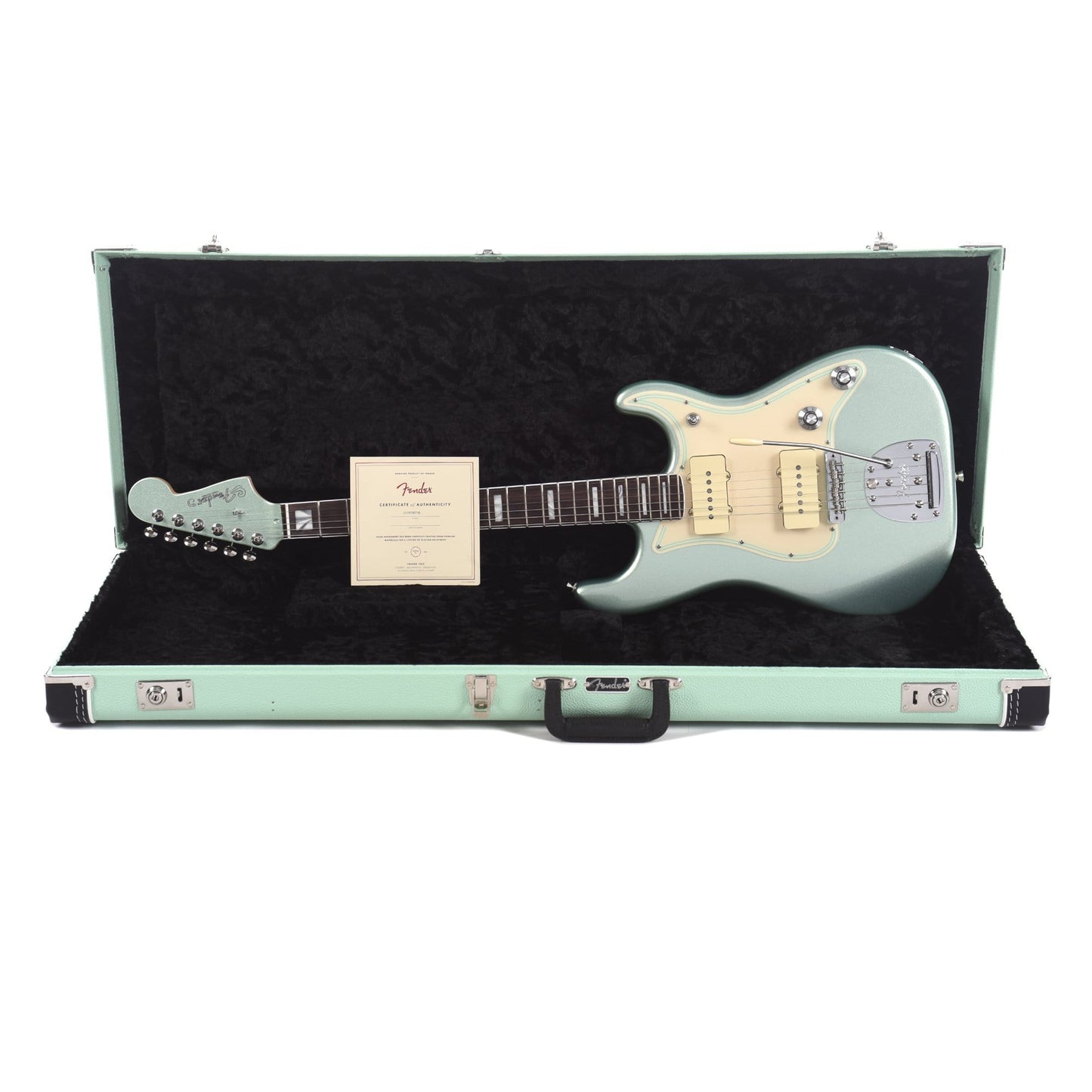 Fender Parallel Universe II Jazz Stratocaster Mystic Sea Foam Green Electric Guitars / Solid Body