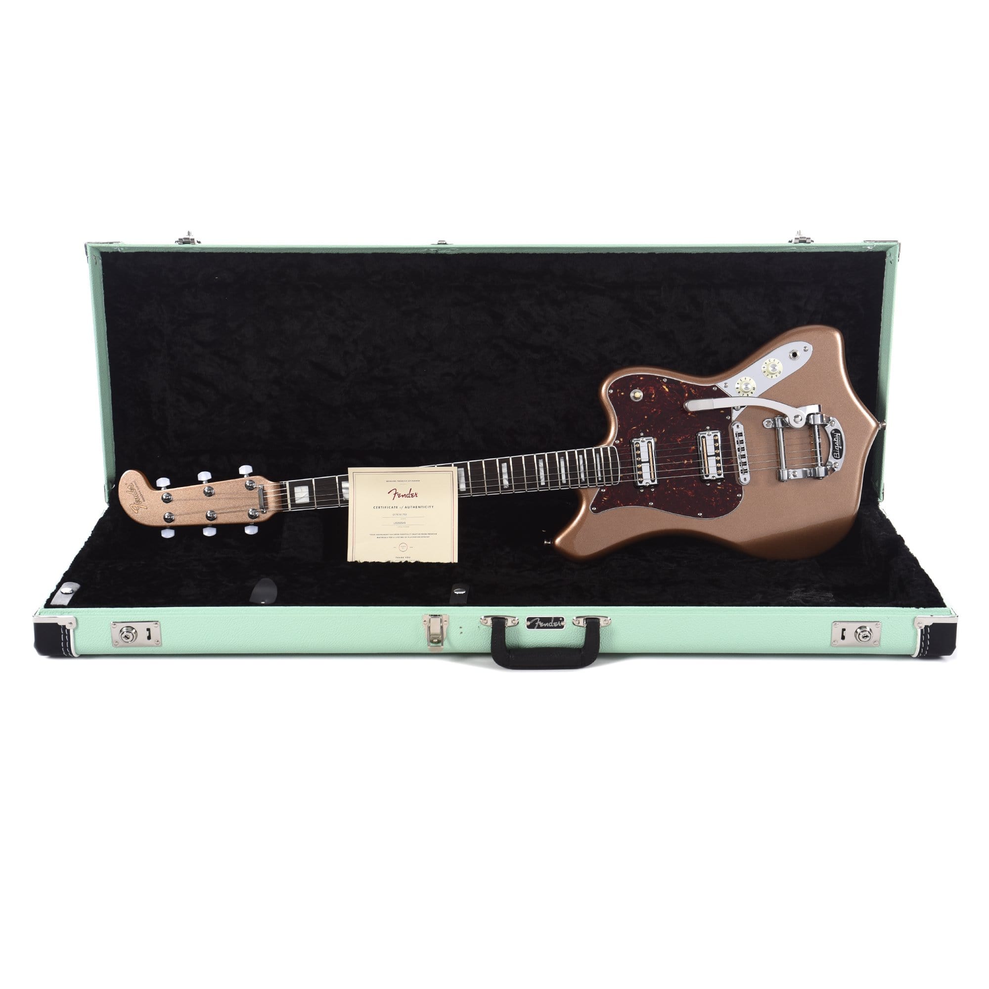 Fender Parallel Universe II Maverick Dorado Firemist Gold Electric Guitars / Solid Body