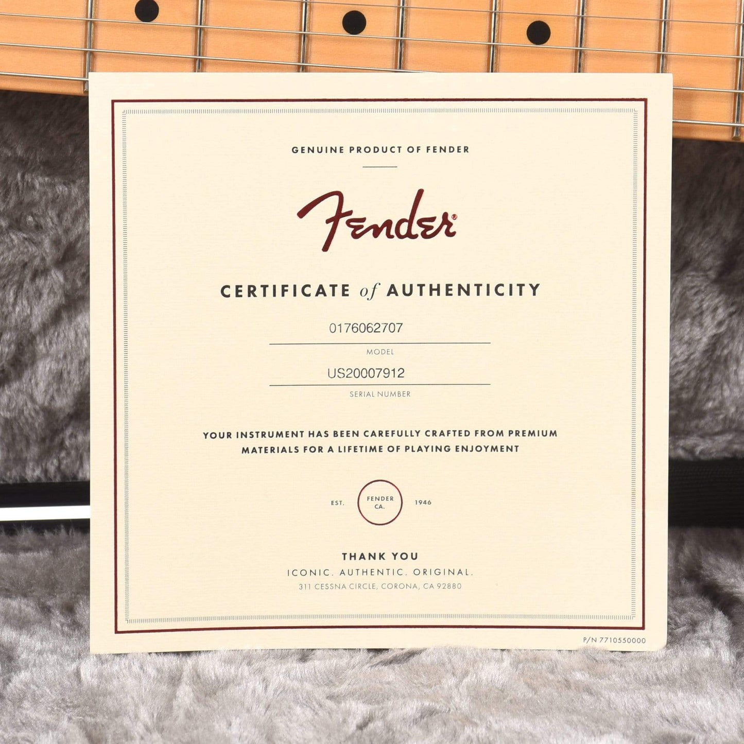 Fender Parallel Universe Whiteguard Stratocaster Vintage Blonde Electric Guitars / Solid Body