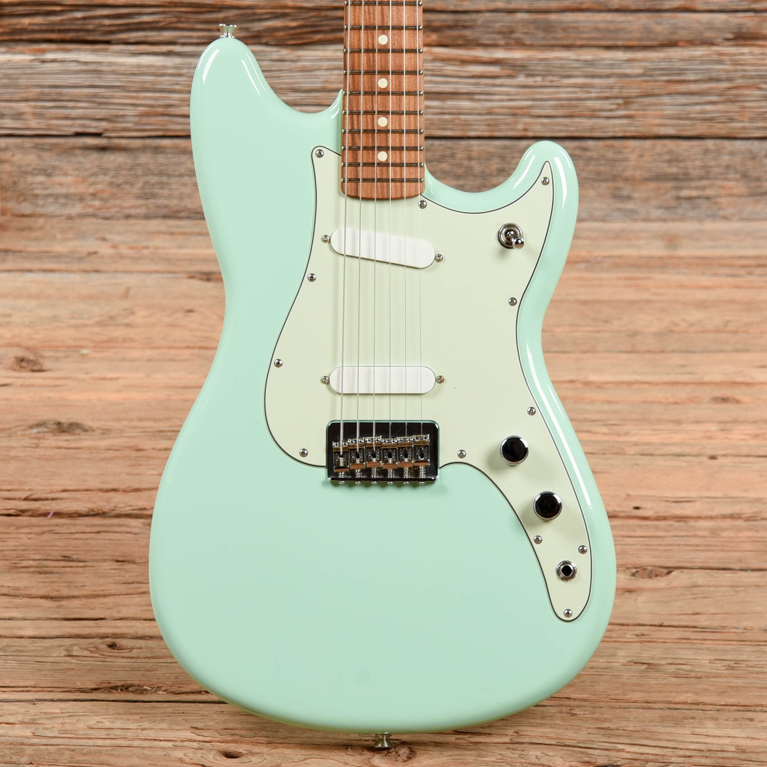 Fender Player Duo Sonic Seafoam Green 2017 Electric Guitars / Solid Body