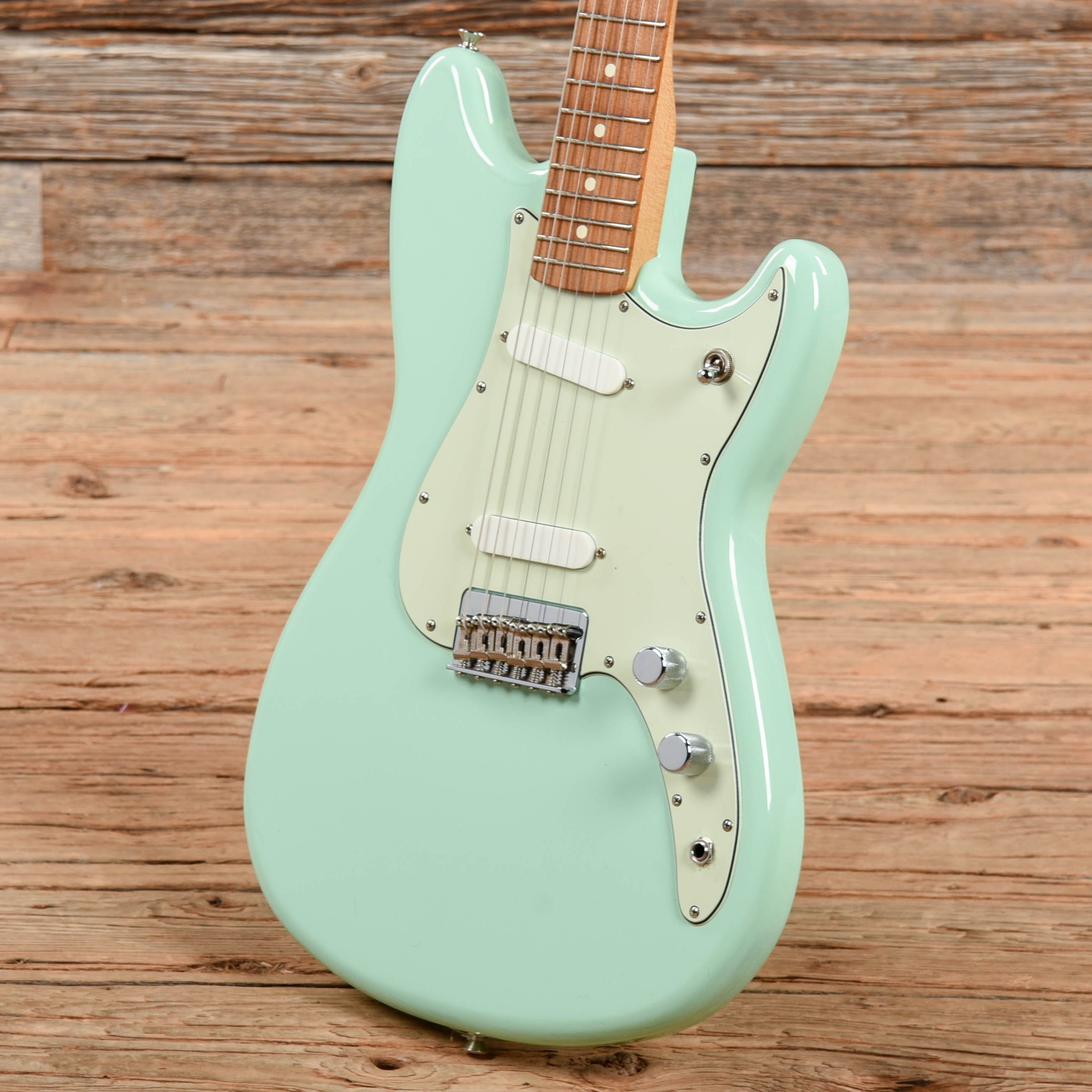Fender Player Duo Sonic Seafoam Green 2017 Electric Guitars / Solid Body
