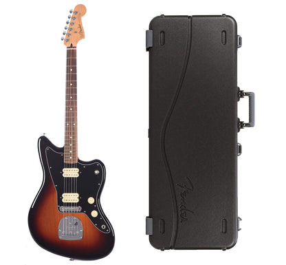 Fender Player Jazzmaster 3-Color Sunburst Bundle w/Fender Molded Hardshell Case Electric Guitars / Solid Body