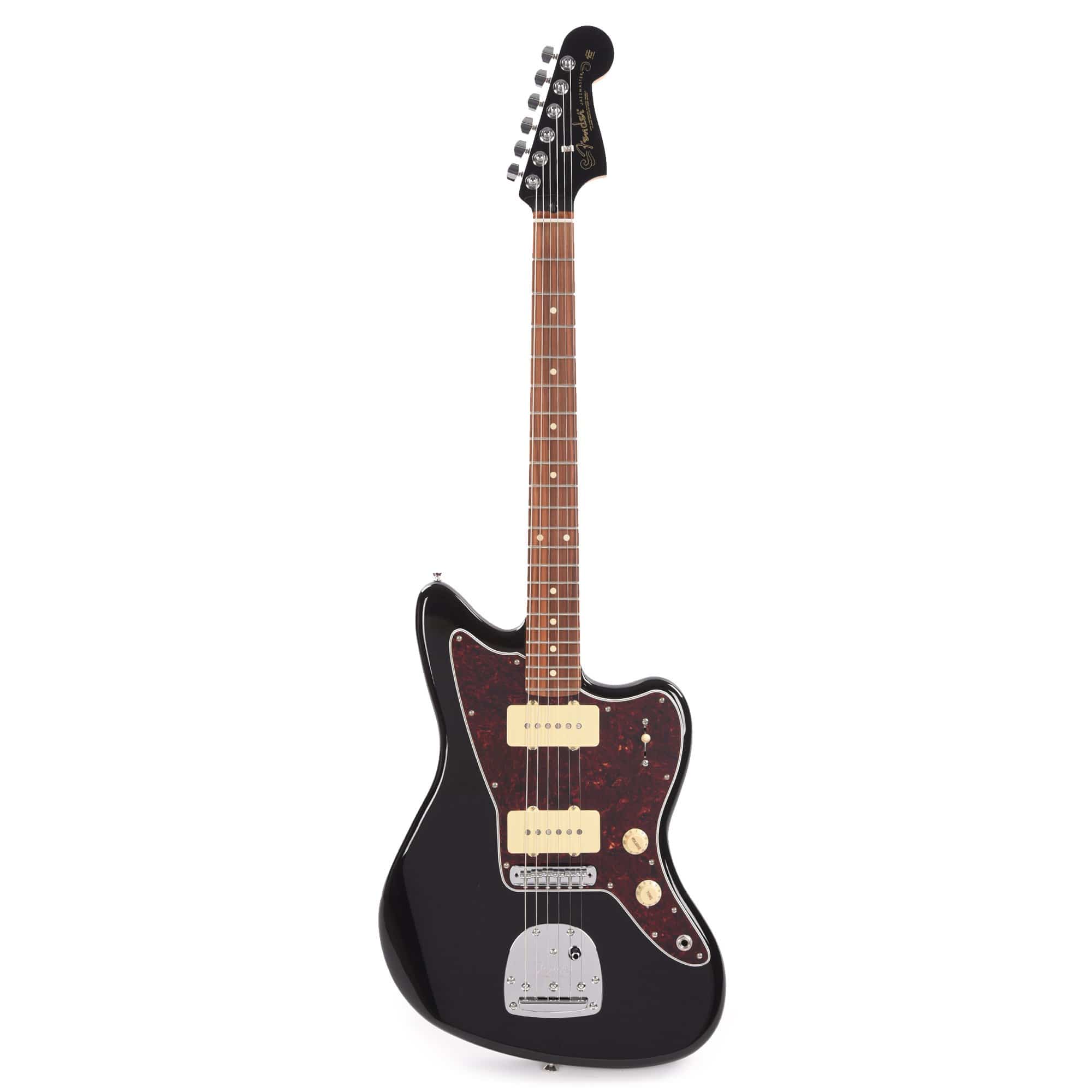 Fender Player Jazzmaster Black w/Matching Headcap, Pure Vintage '65 Pickups, & Series/Parallel 4-Way Electric Guitars / Solid Body