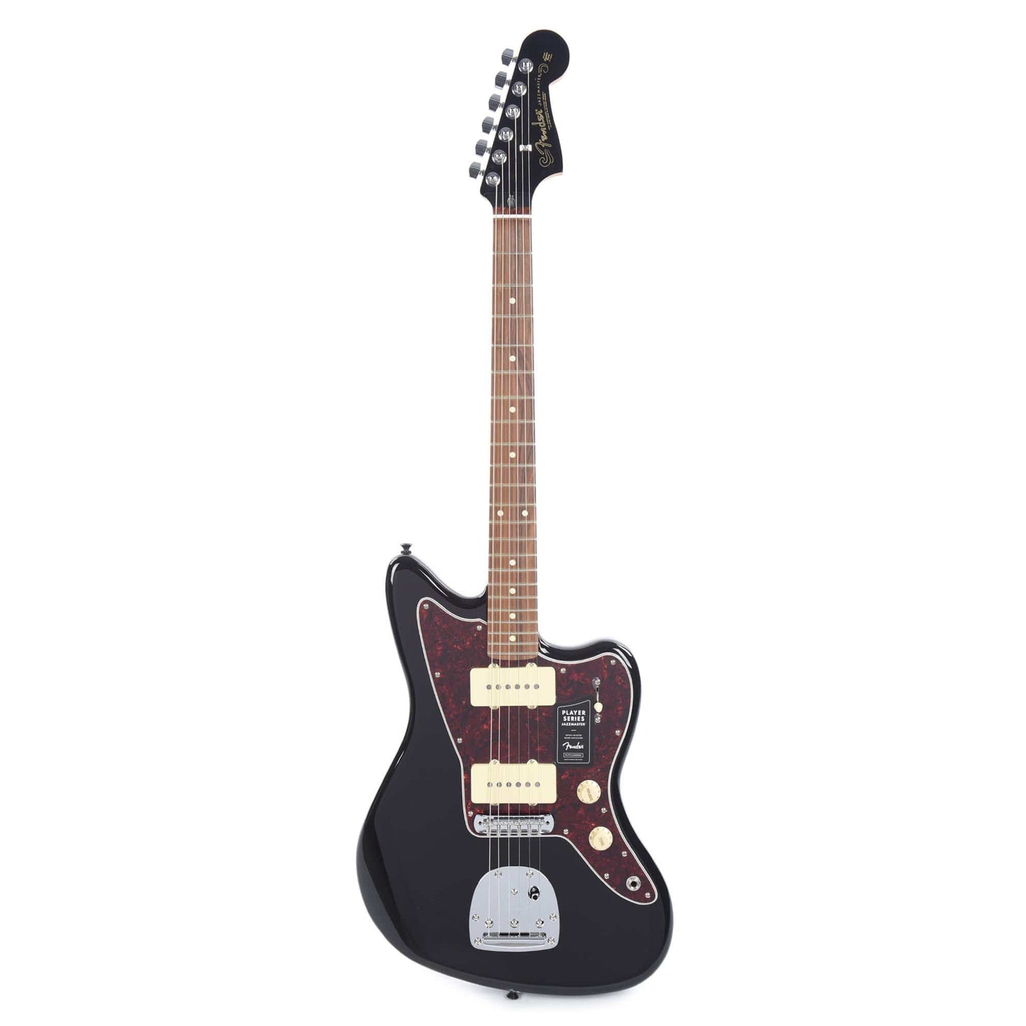Fender Player Jazzmaster Black w/Matching Headcap, Pure Vintage '65 Pickups, & Series/Parallel 4-Way Electric Guitars / Solid Body