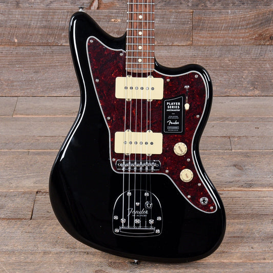 Fender Player Jazzmaster Black w/Matching Headcap, Pure Vintage '65 Pickups, & Series/Parallel 4-Way Electric Guitars / Solid Body