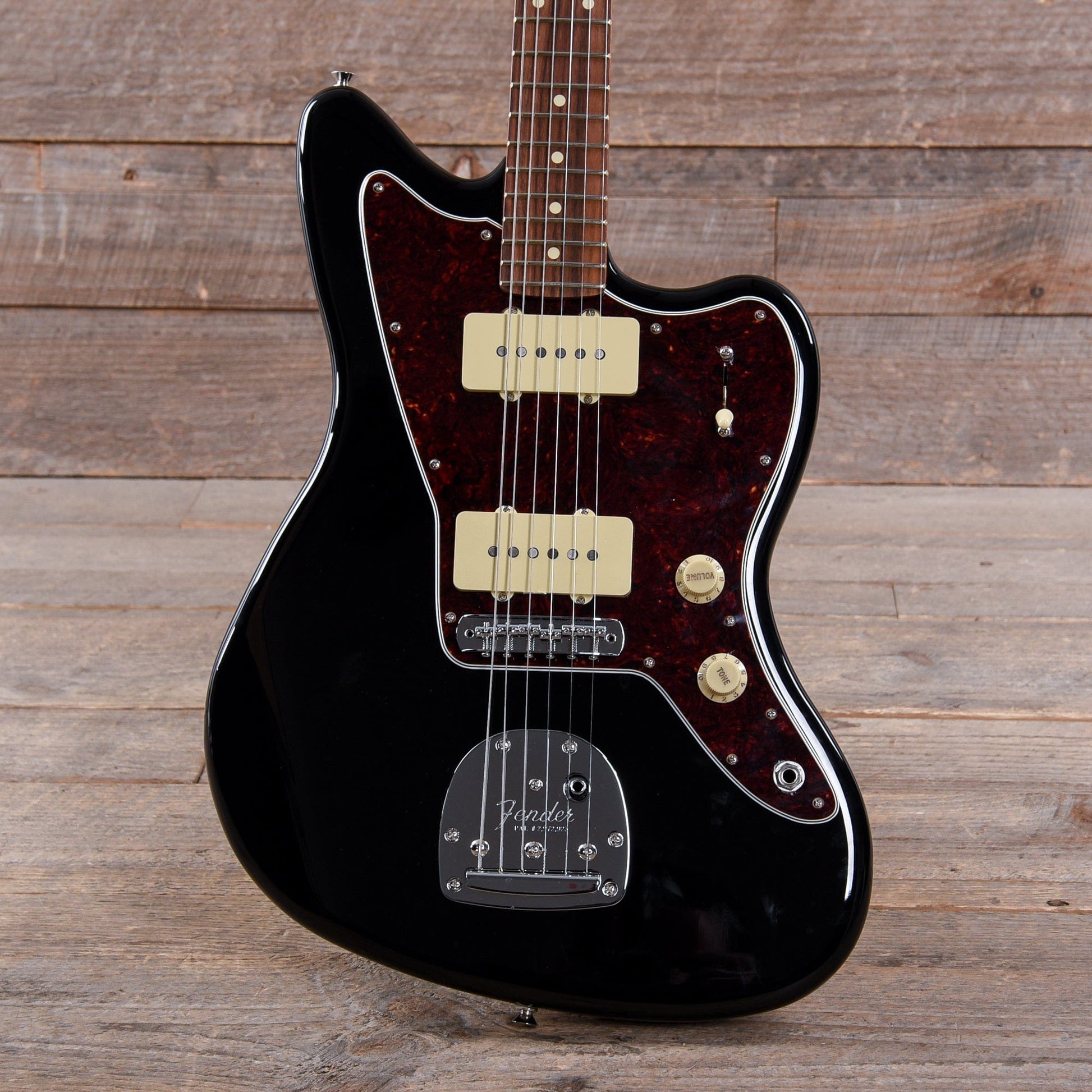 Fender Player Jazzmaster Black w/Matching Headcap, Pure Vintage '65 Pickups, & Series/Parallel 4-Way Electric Guitars / Solid Body