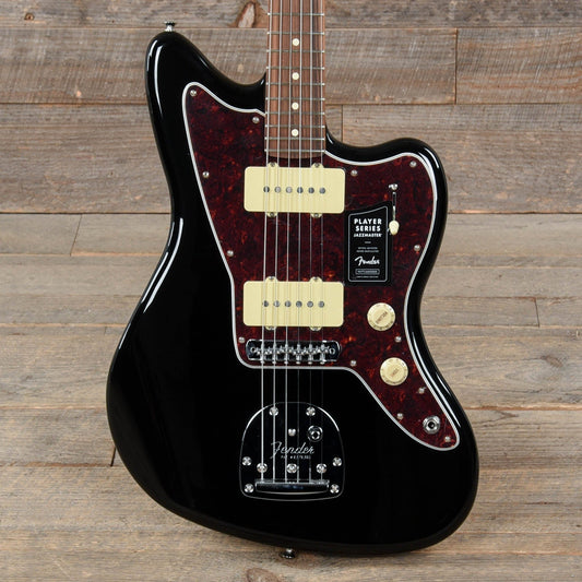 Fender Player Jazzmaster Black w/Matching Headcap, Pure Vintage '65 Pickups, & Series/Parallel 4-Way Electric Guitars / Solid Body