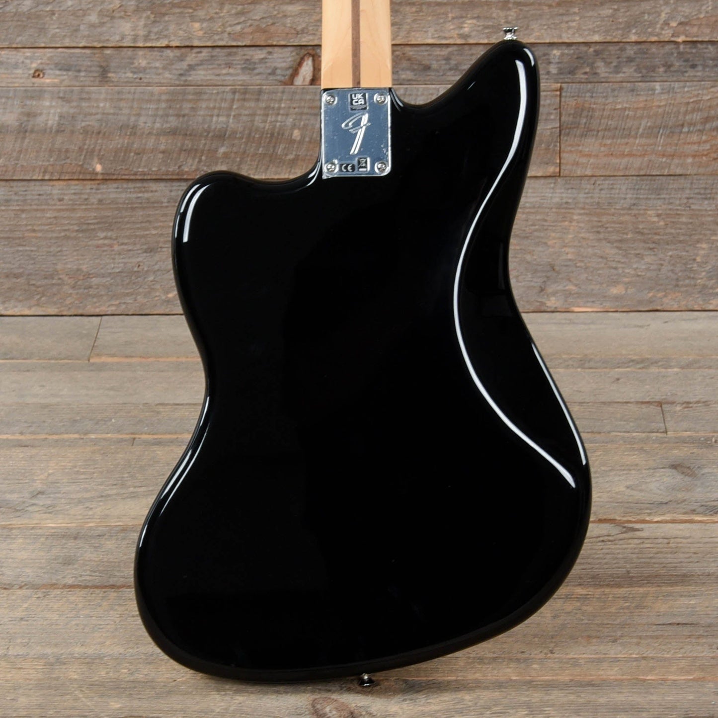 Fender Player Jazzmaster Black w/Matching Headcap, Pure Vintage '65 Pickups, & Series/Parallel 4-Way Electric Guitars / Solid Body
