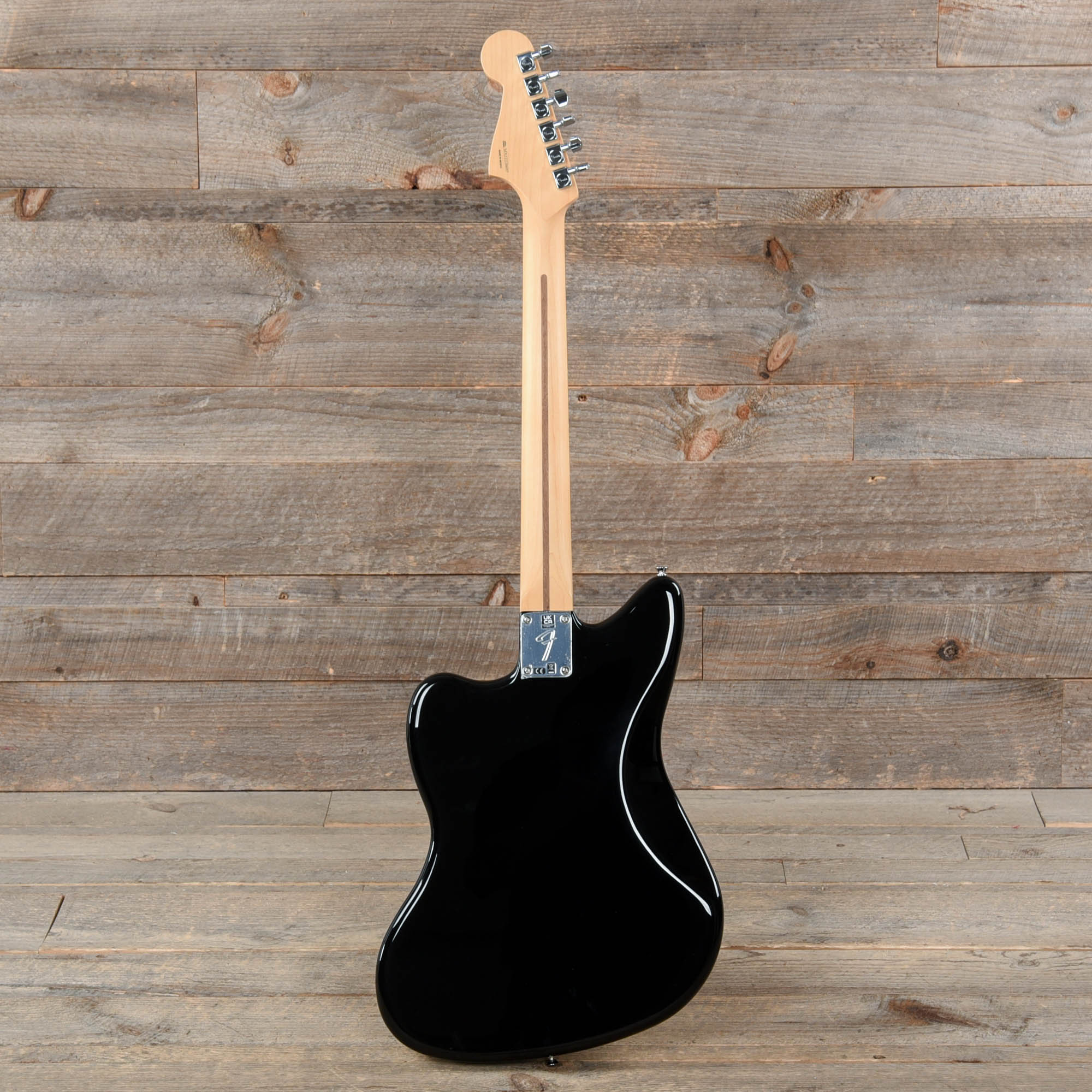 Fender Player Jazzmaster Black w/Matching Headcap, Pure Vintage '65 Pickups, & Series/Parallel 4-Way Electric Guitars / Solid Body