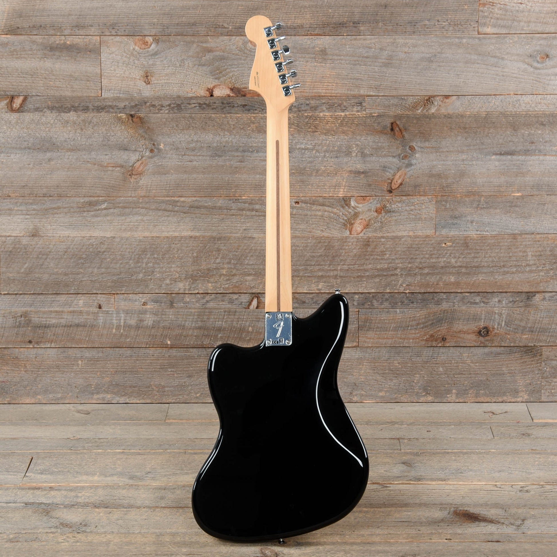 Fender Player Jazzmaster Black w/Matching Headcap, Pure Vintage '65 Pickups, & Series/Parallel 4-Way Electric Guitars / Solid Body