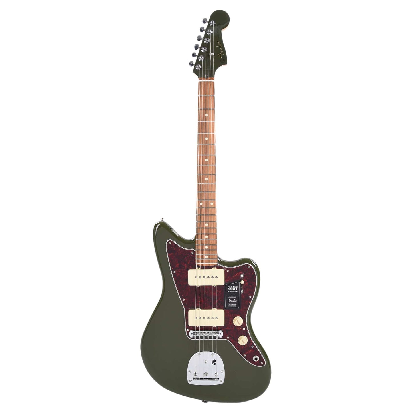 Fender Player Jazzmaster Olive w/Matching Headcap, Pure Vintage '65 Pickups, & Series/Parallel 4-Way Electric Guitars / Solid Body
