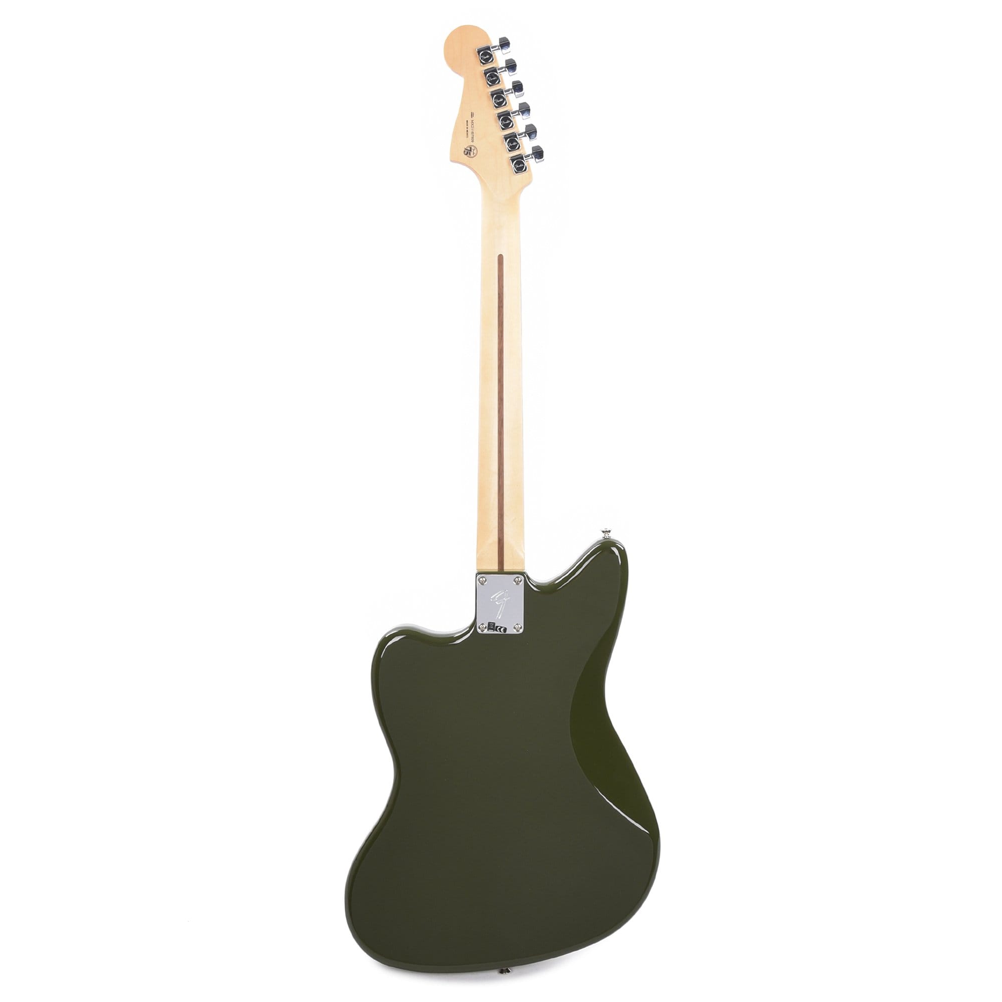 Fender Player Jazzmaster Olive w/Matching Headcap, Pure Vintage '65 Pickups, & Series/Parallel 4-Way Electric Guitars / Solid Body