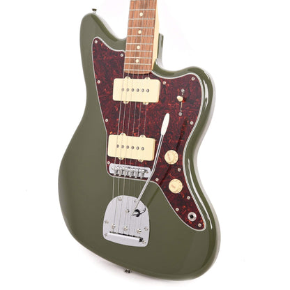 Fender Player Jazzmaster Olive w/Matching Headcap, Pure Vintage '65 Pickups, & Series/Parallel 4-Way Electric Guitars / Solid Body