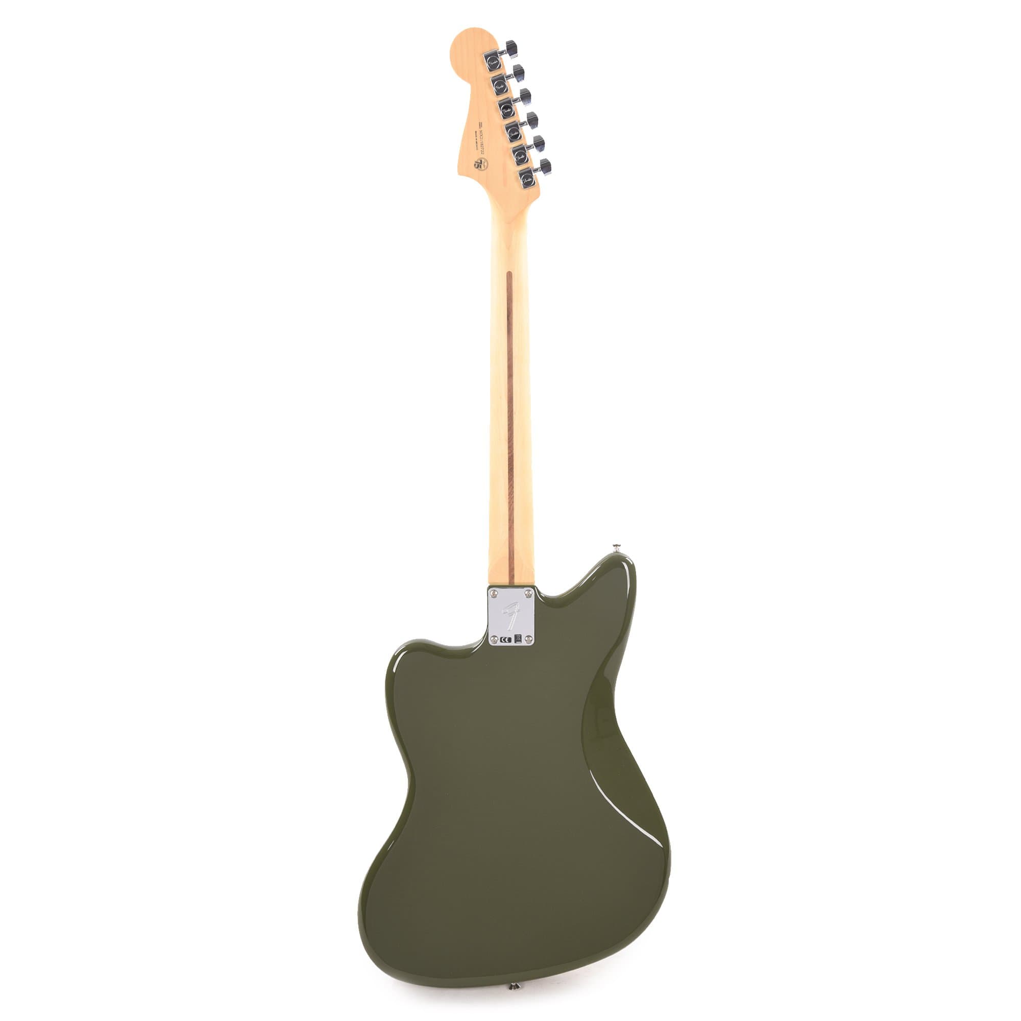 Fender Player Jazzmaster Olive w/Matching Headcap, Pure Vintage '65 Pickups, & Series/Parallel 4-Way Electric Guitars / Solid Body