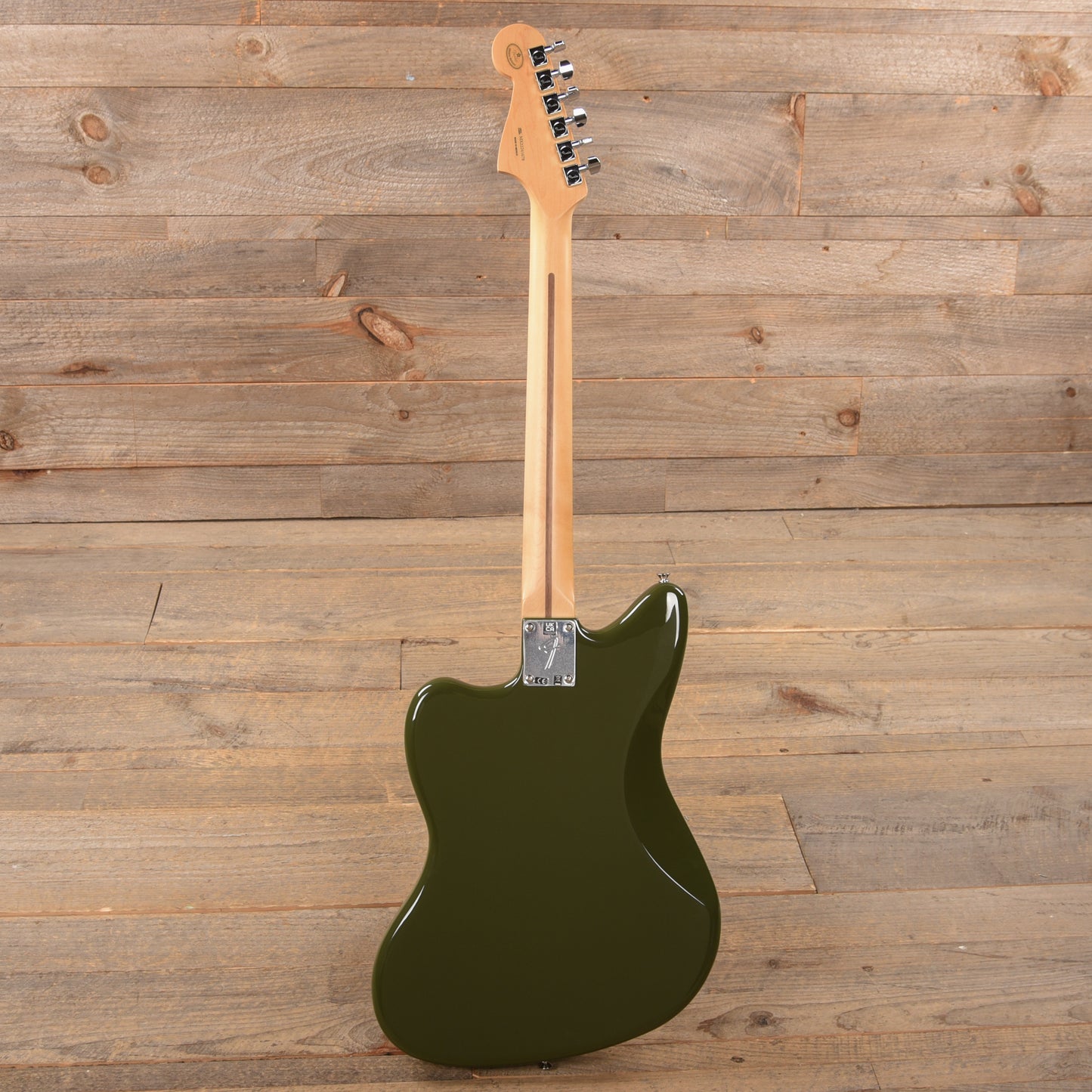 Fender Player Jazzmaster Olive w/Matching Headcap, Pure Vintage '65 Pickups, & Series/Parallel 4-Way Electric Guitars / Solid Body