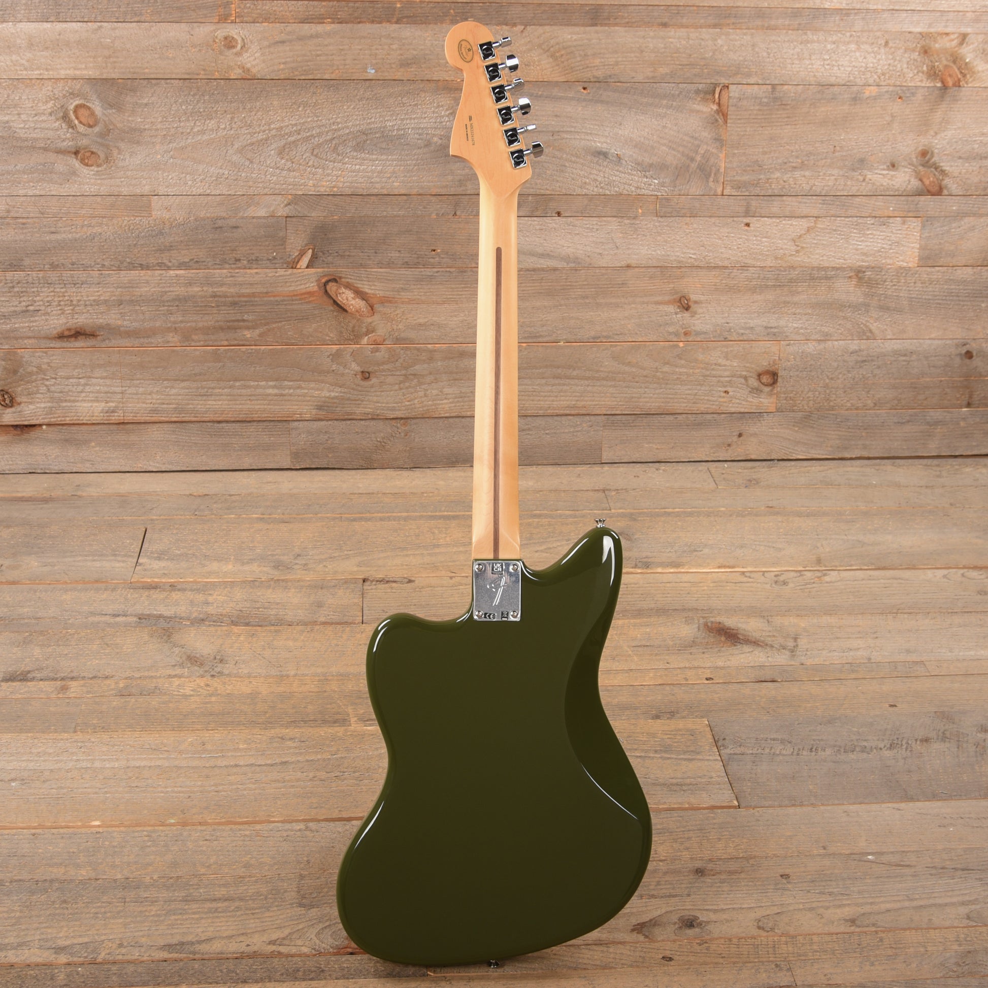 Fender Player Jazzmaster Olive w/Matching Headcap, Pure Vintage '65 Pickups, & Series/Parallel 4-Way Electric Guitars / Solid Body