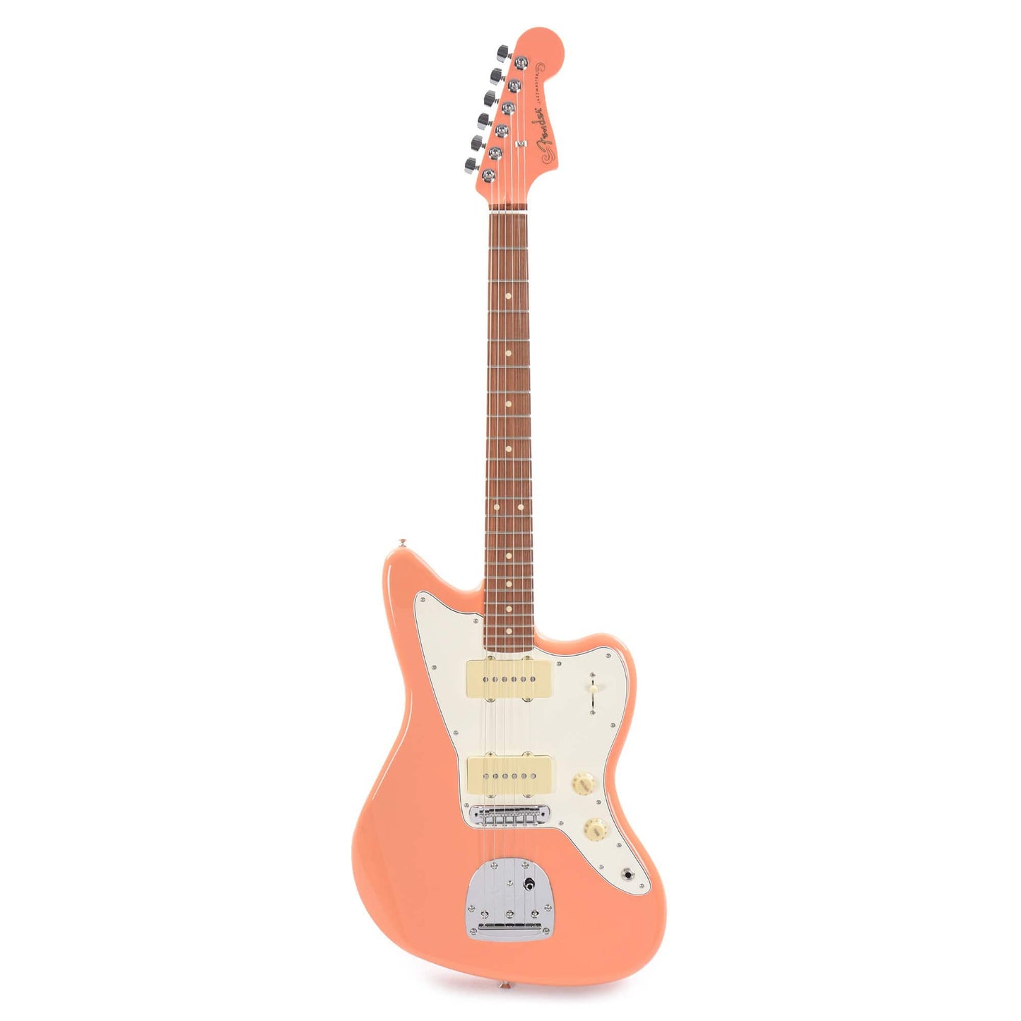 Fender Player Jazzmaster Pacific Peach w/Matching Headcap, Pure Vintage '65 Pickups, & Series/Parallel 4-Way Electric Guitars / Solid Body
