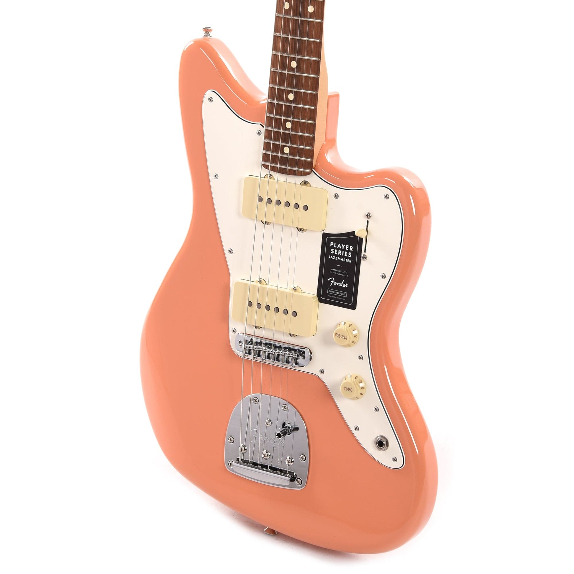 Fender Player Jazzmaster Pacific Peach w/Matching Headcap, Pure Vintage '65 Pickups, & Series/Parallel 4-Way Electric Guitars / Solid Body