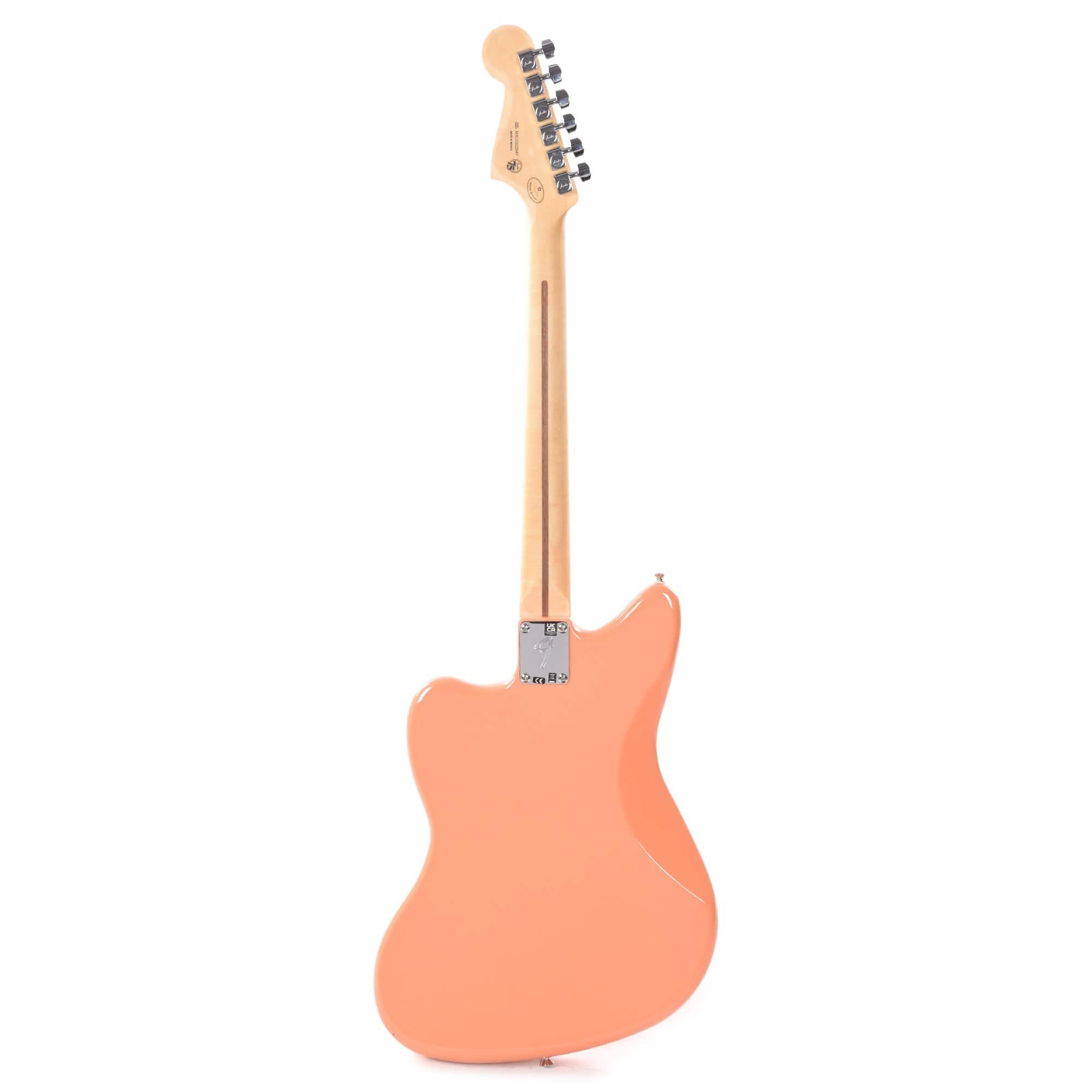 Fender Player Jazzmaster Pacific Peach w/Matching Headcap, Pure Vintage '65 Pickups, & Series/Parallel 4-Way Electric Guitars / Solid Body