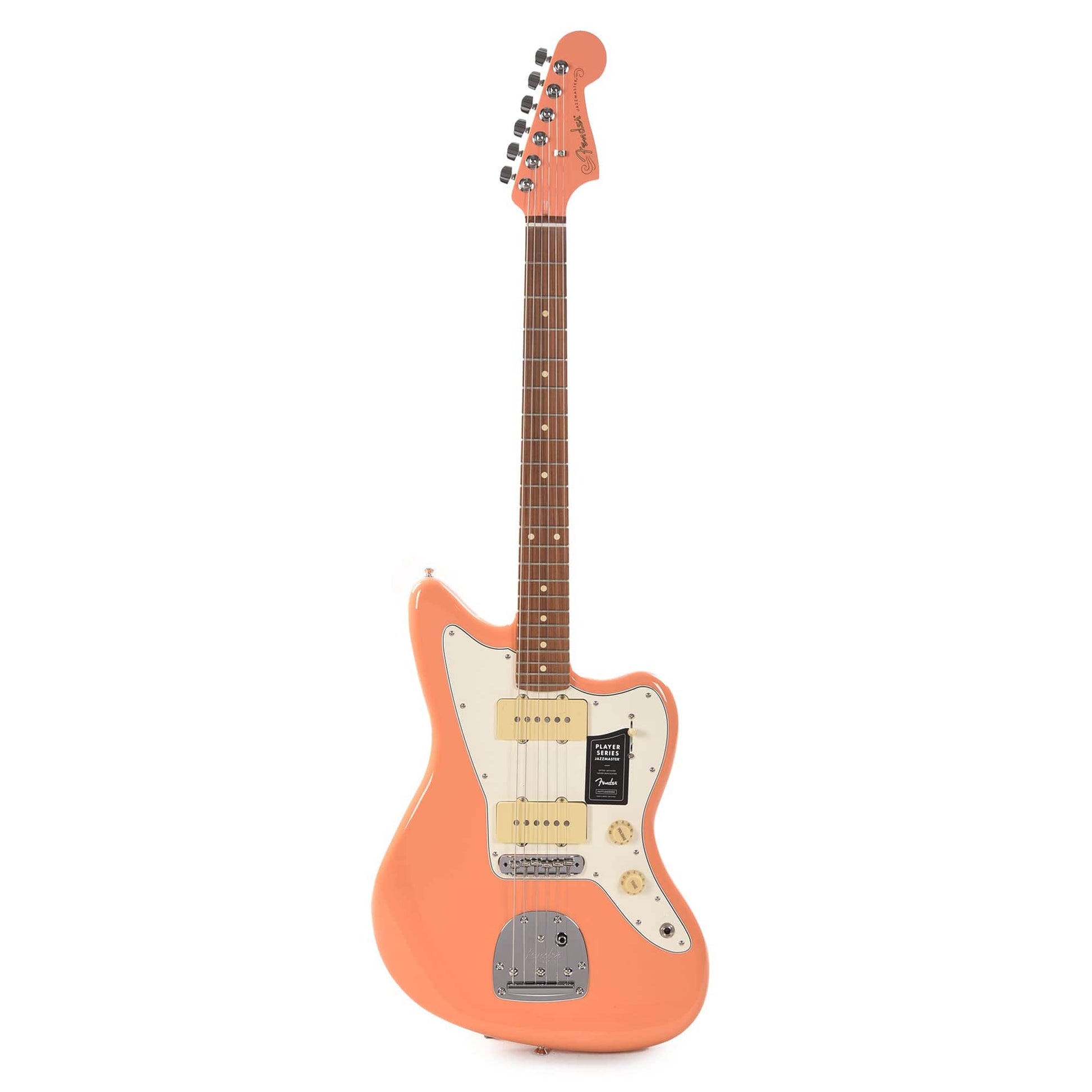 Fender Player Jazzmaster Pacific Peach w/Matching Headcap, Pure Vintage '65 Pickups, & Series/Parallel 4-Way Electric Guitars / Solid Body