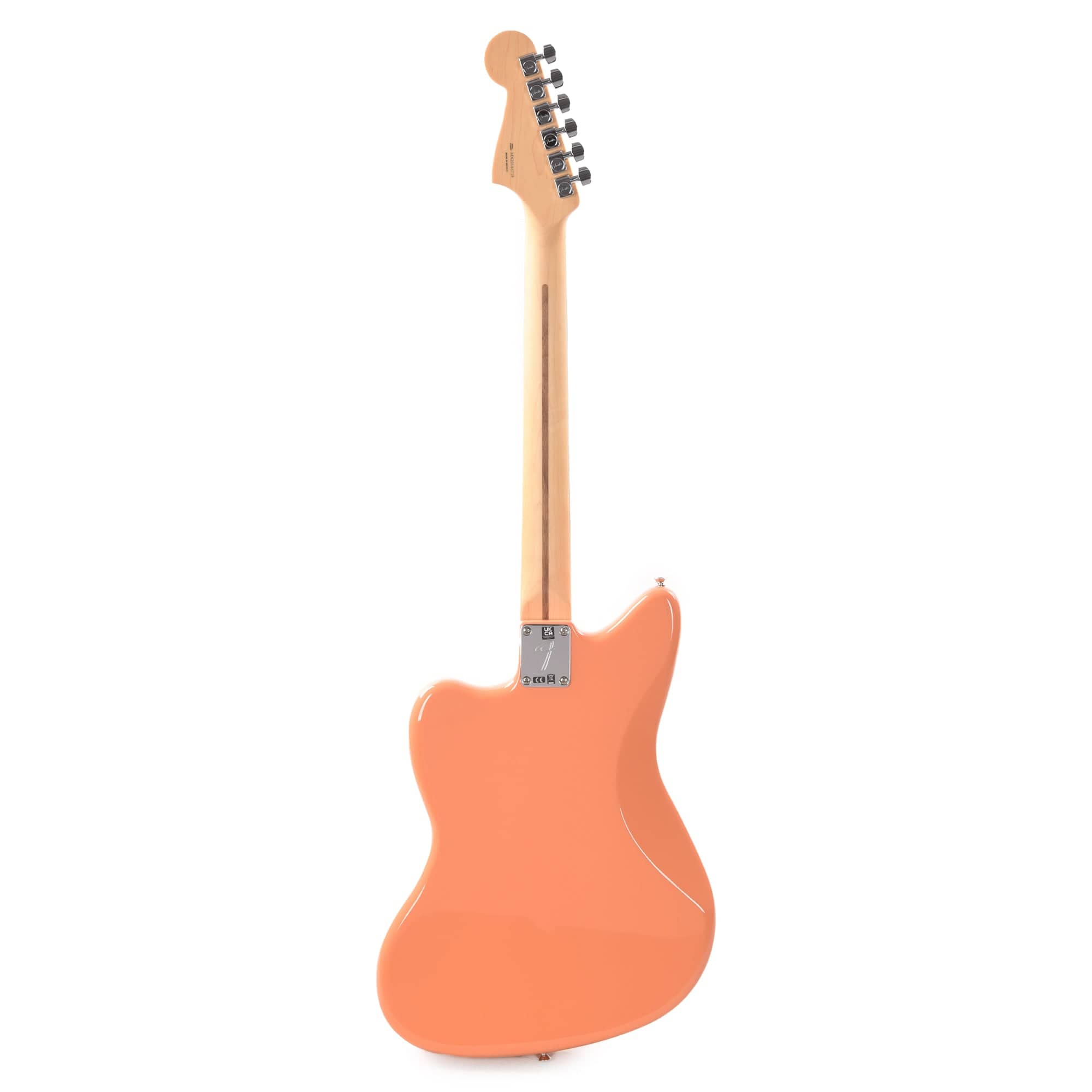 Fender Player Jazzmaster Pacific Peach w/Matching Headcap, Pure Vintage '65 Pickups, & Series/Parallel 4-Way Electric Guitars / Solid Body