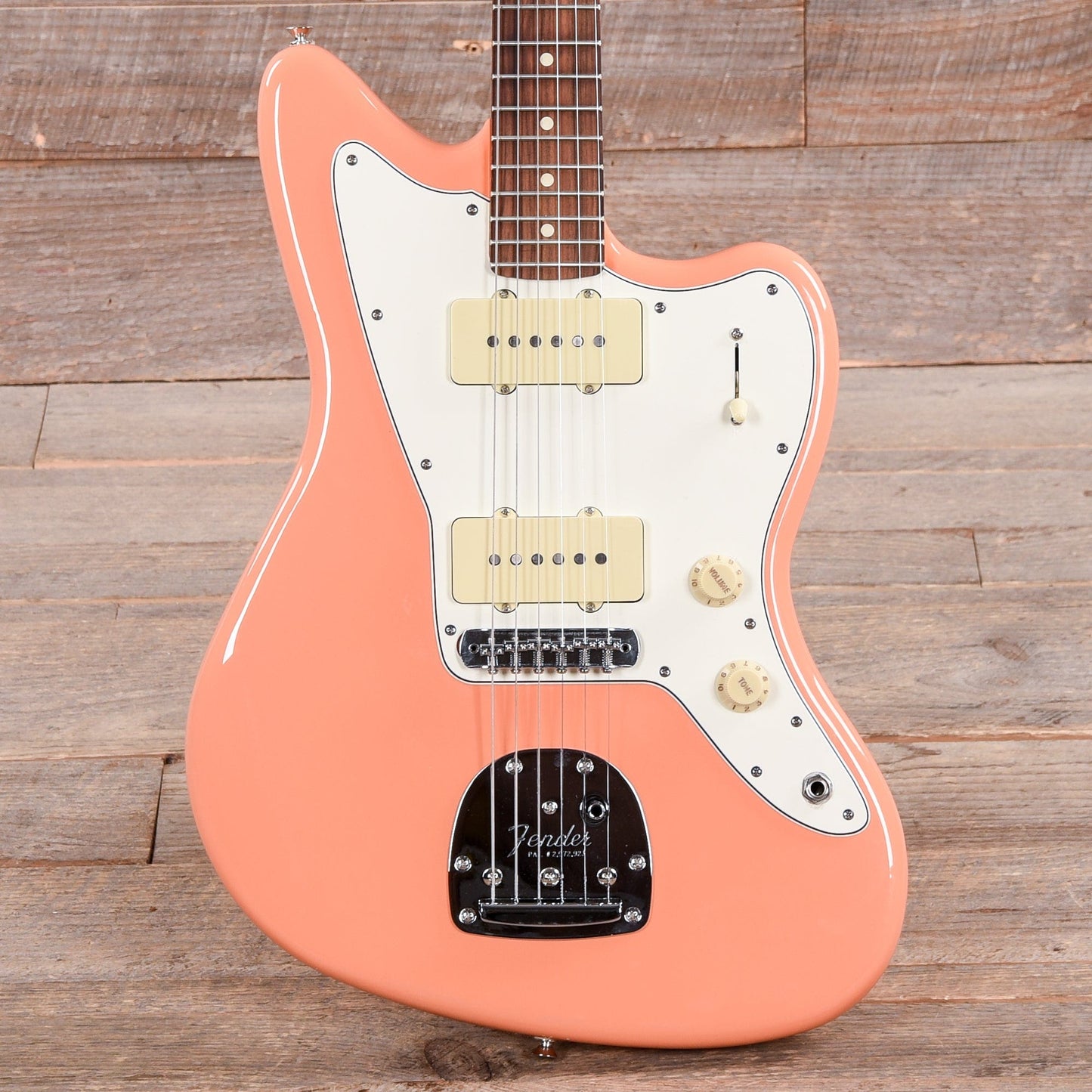 Fender Player Jazzmaster Pacific Peach w/Matching Headcap, Pure Vintage '65 Pickups, & Series/Parallel 4-Way Electric Guitars / Solid Body