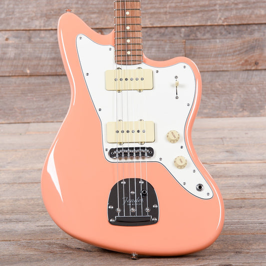 Fender Player Jazzmaster Pacific Peach w/Matching Headcap, Pure Vintage '65 Pickups, & Series/Parallel 4-Way Electric Guitars / Solid Body