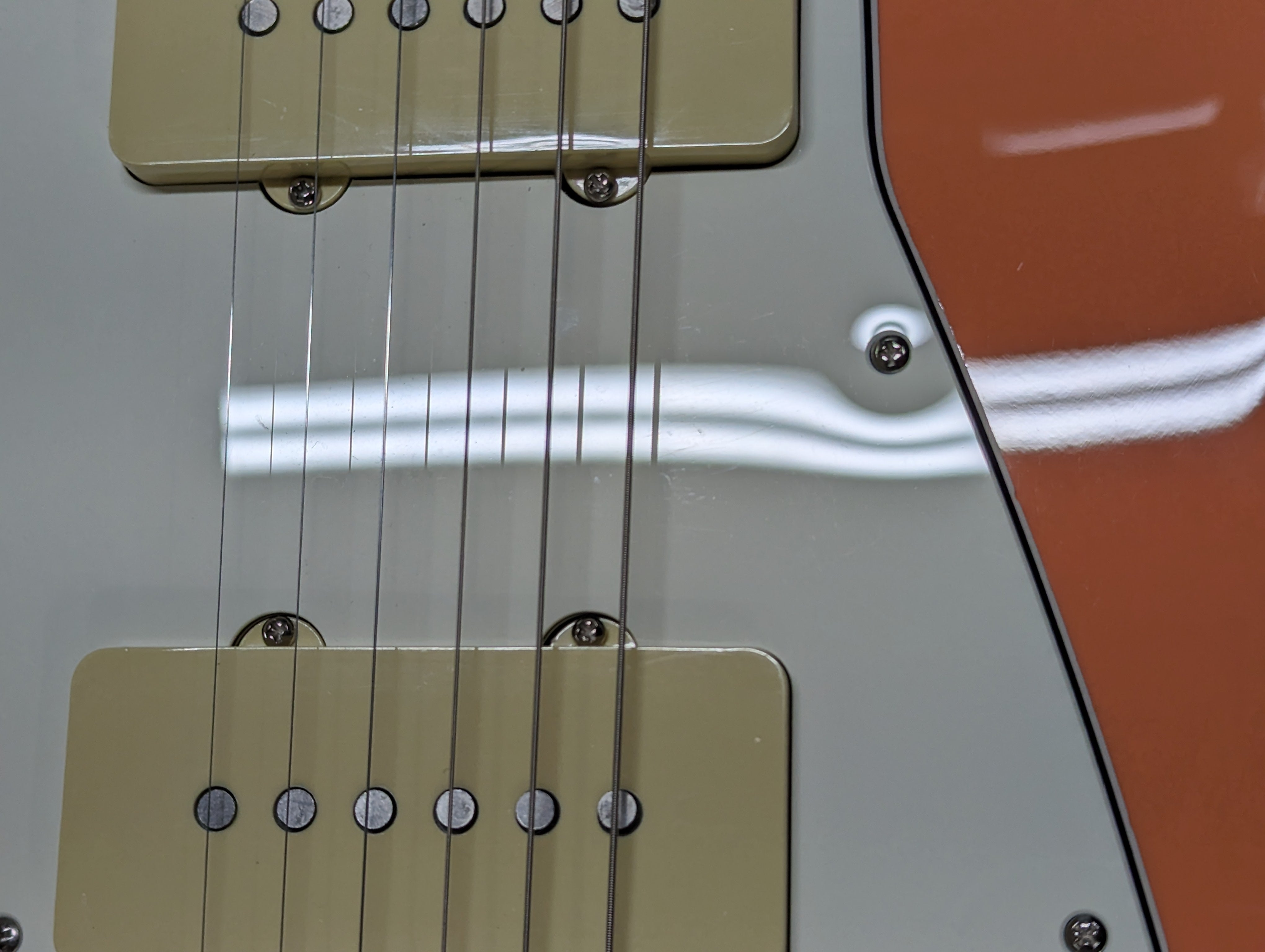 Fender Player Jazzmaster Pacific Peach w/Matching Headcap, Pure Vintage '65 Pickups, & Series/Parallel 4-Way Electric Guitars / Solid Body