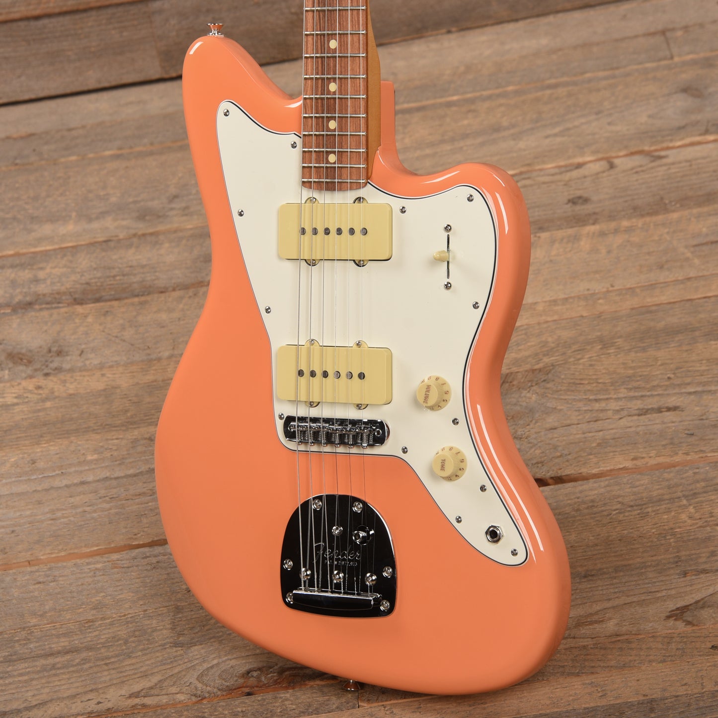 Fender Player Jazzmaster Pacific Peach w/Matching Headcap, Pure Vintage '65 Pickups, & Series/Parallel 4-Way Electric Guitars / Solid Body