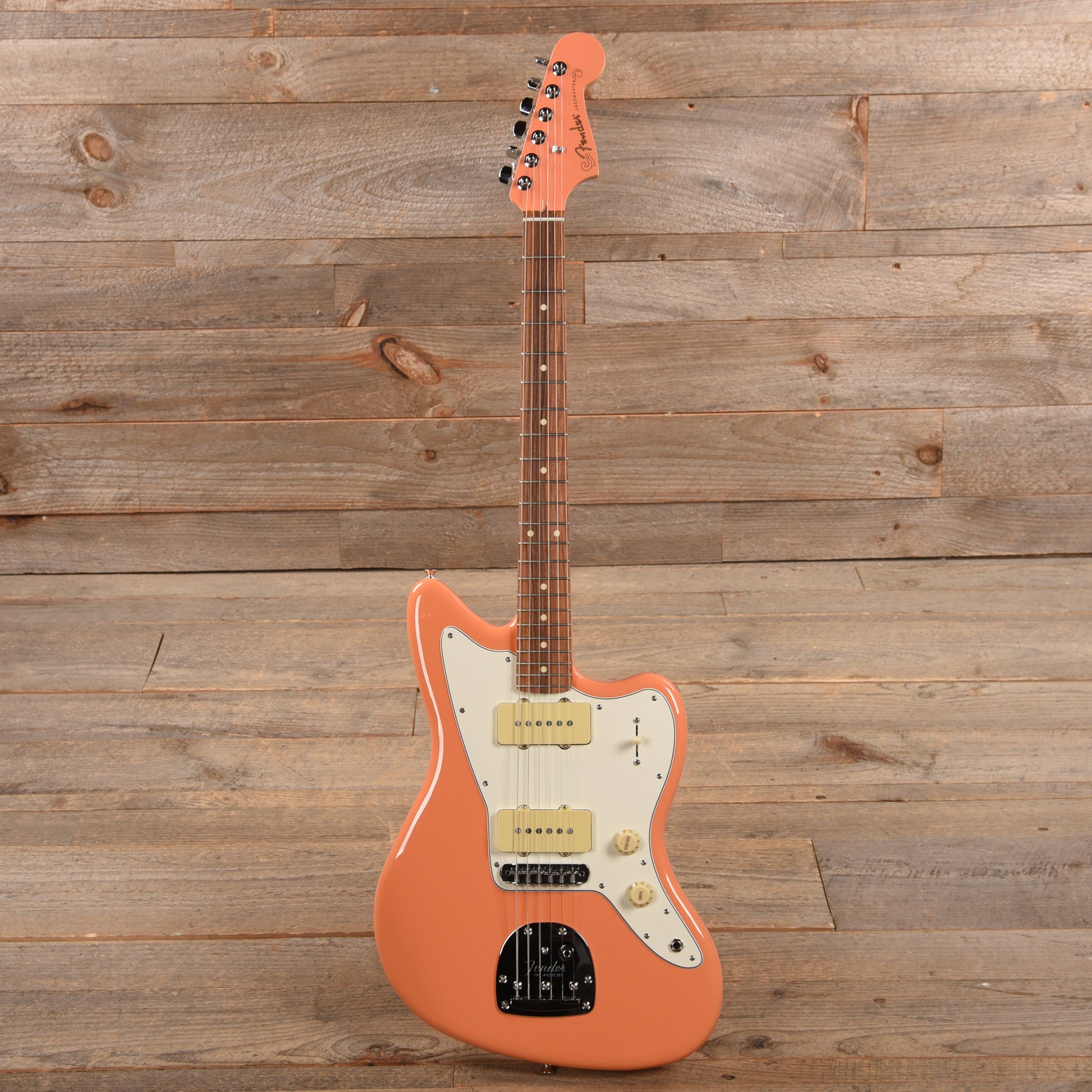 Fender Player Jazzmaster Pacific Peach w/Matching Headcap, Pure Vintage '65 Pickups, & Series/Parallel 4-Way Electric Guitars / Solid Body
