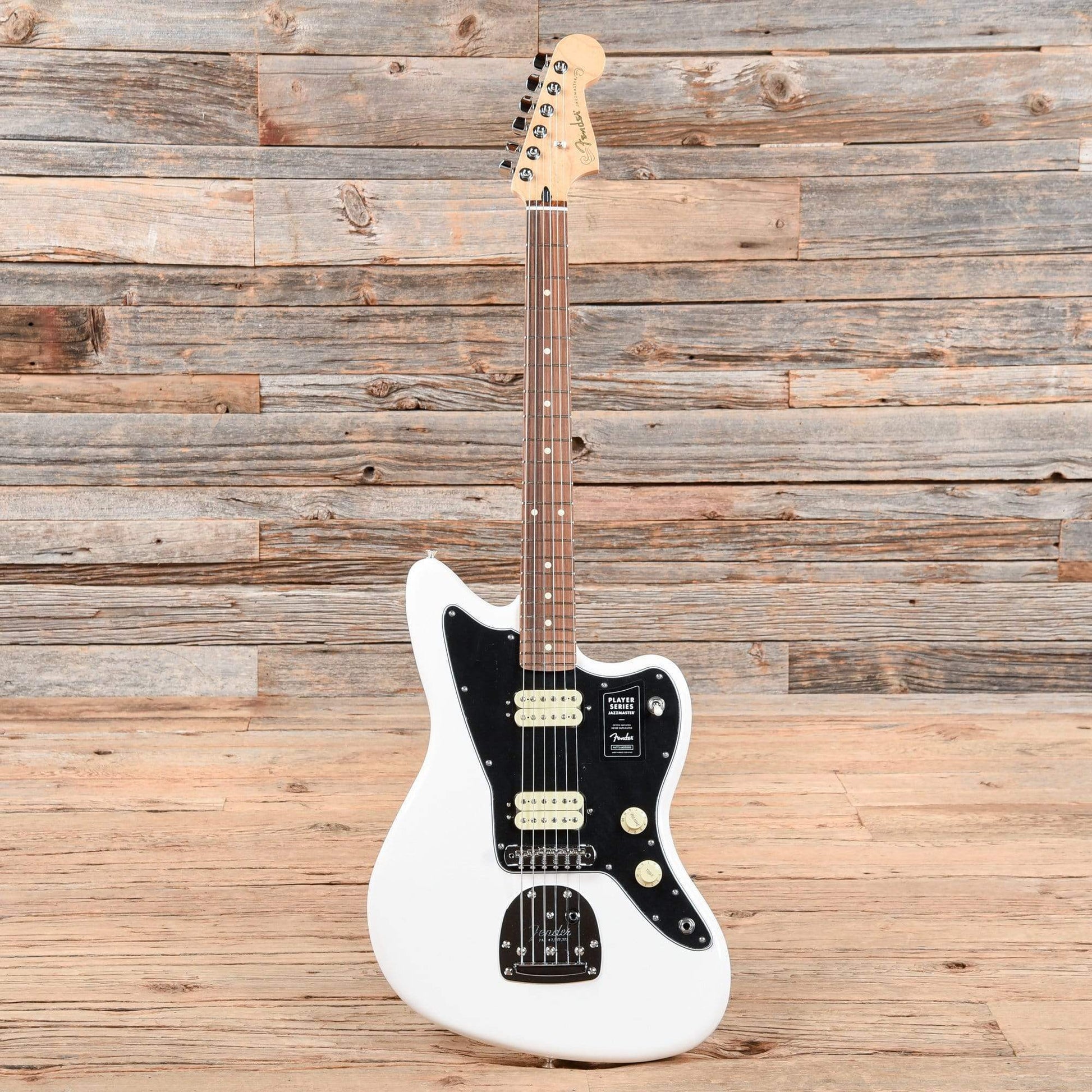 Fender Player Jazzmaster Polar White Electric Guitars / Solid Body
