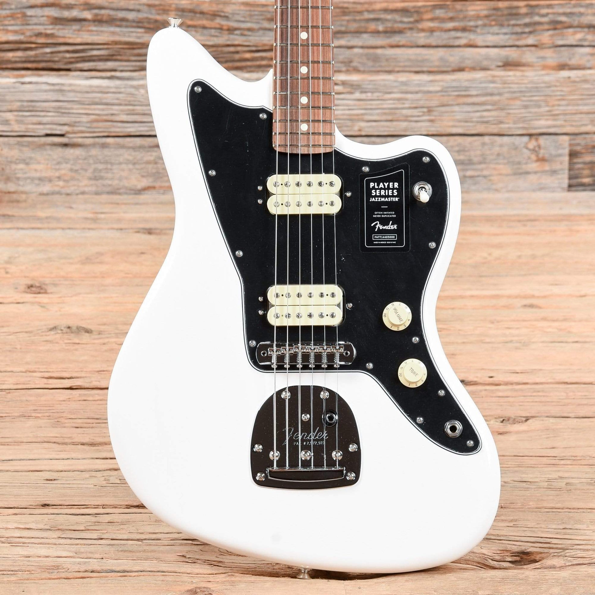 Fender Player Jazzmaster Polar White Electric Guitars / Solid Body