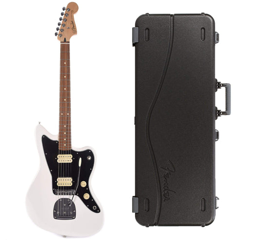 Fender Player Jazzmaster Polar White Bundle w/Fender Molded Hardshell Case Electric Guitars / Solid Body