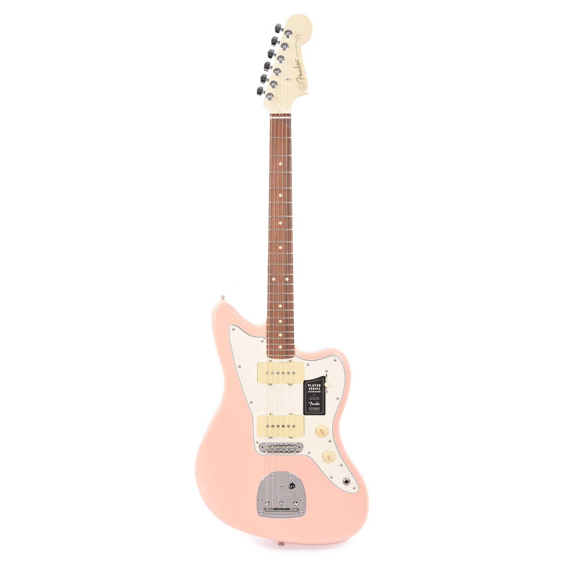 Fender Player Jazzmaster Shell Pink w/Olympic White Headcap, Pure Vintage '65 Pickups, & Series/Parallel 4-Way Electric Guitars / Solid Body