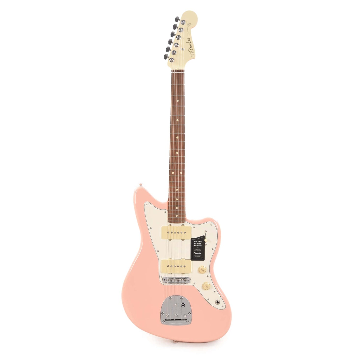 Fender Player Jazzmaster Shell Pink w/Olympic White Headcap, Pure Vintage '65 Pickups, & Series/Parallel 4-Way Electric Guitars / Solid Body