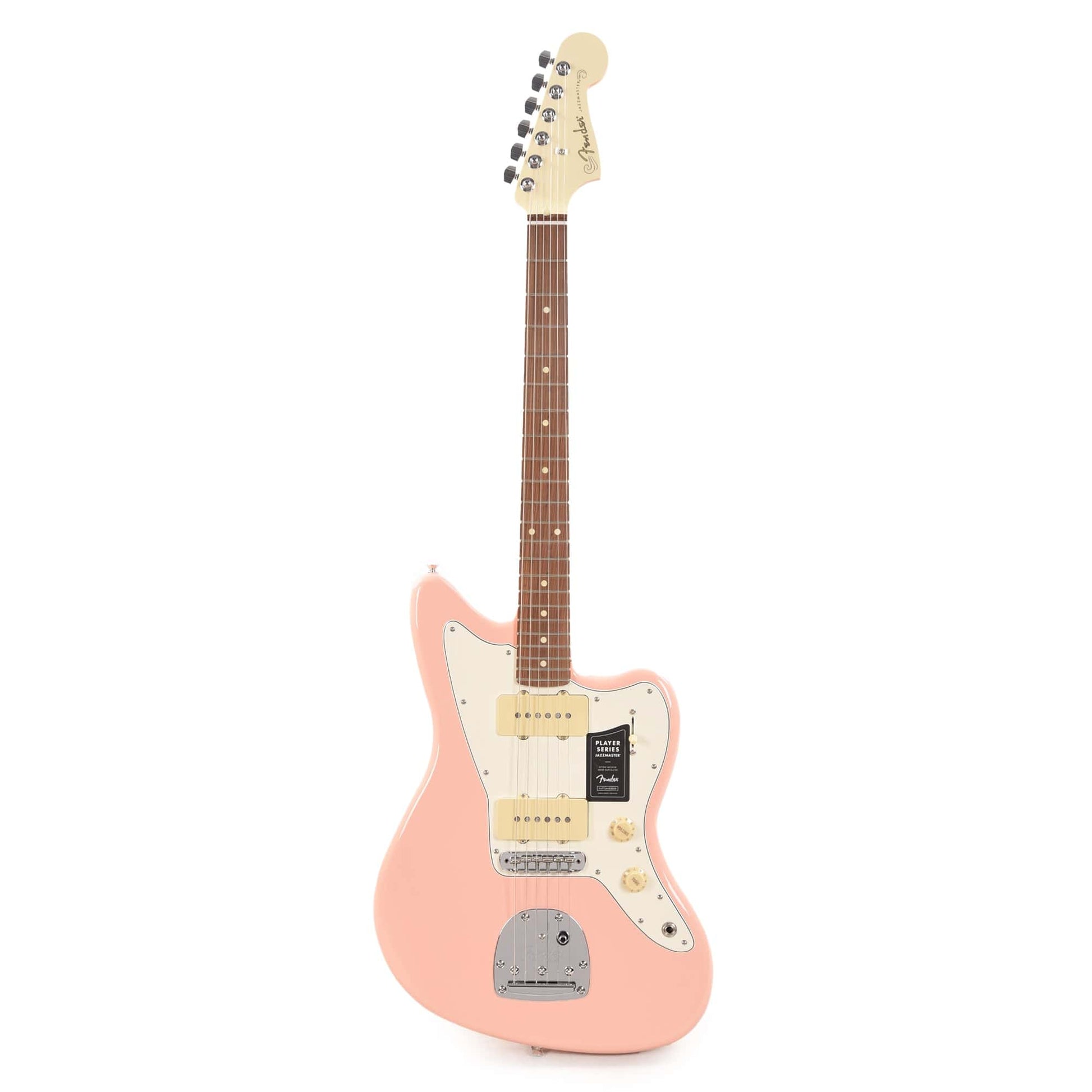 Fender Player Jazzmaster Shell Pink w/Olympic White Headcap, Pure Vintage '65 Pickups, & Series/Parallel 4-Way Electric Guitars / Solid Body