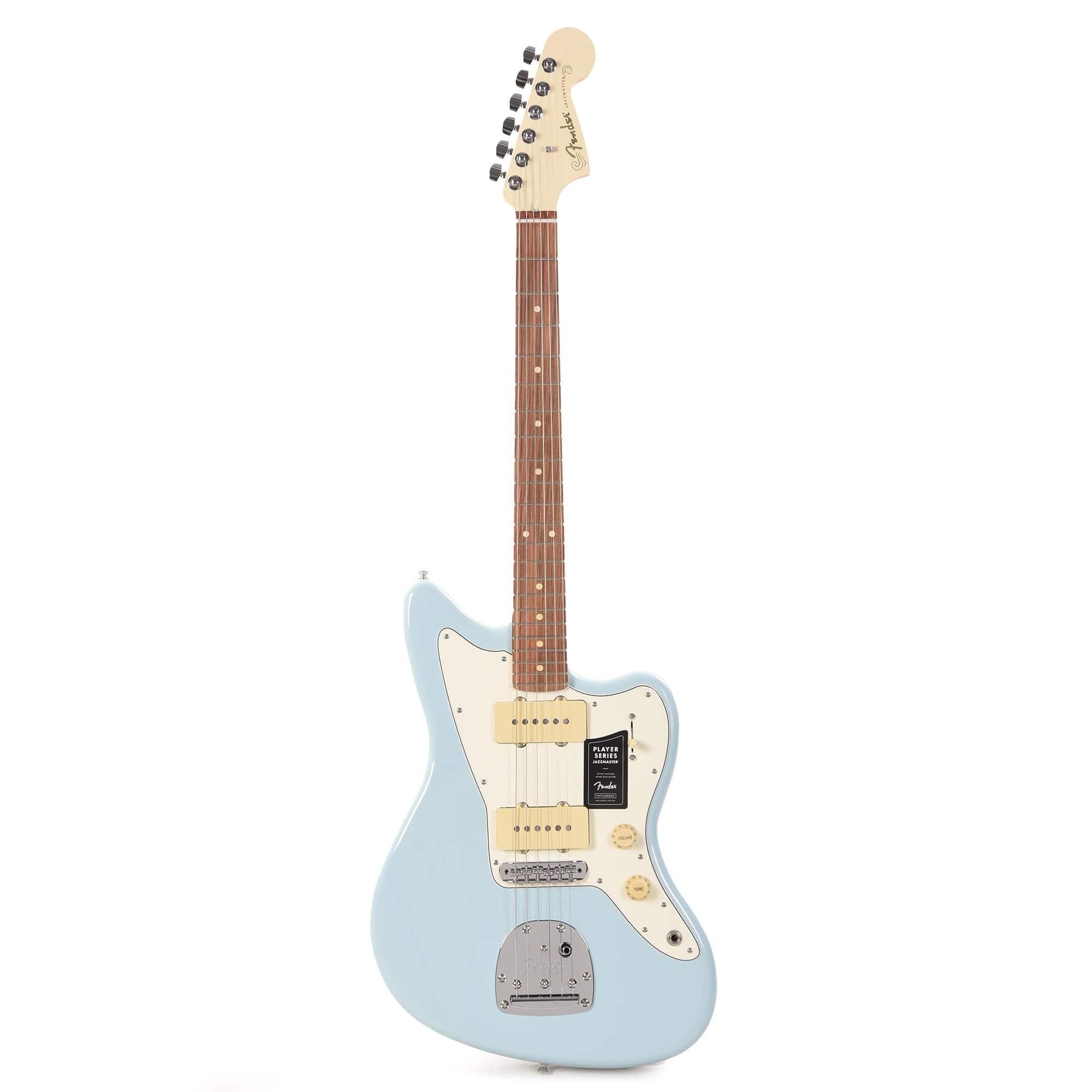 Fender Player Jazzmaster Sonic Blue w/Olympic White Headcap, Pure Vintage '65 Pickups, & Series/Parallel 4-Way Electric Guitars / Solid Body