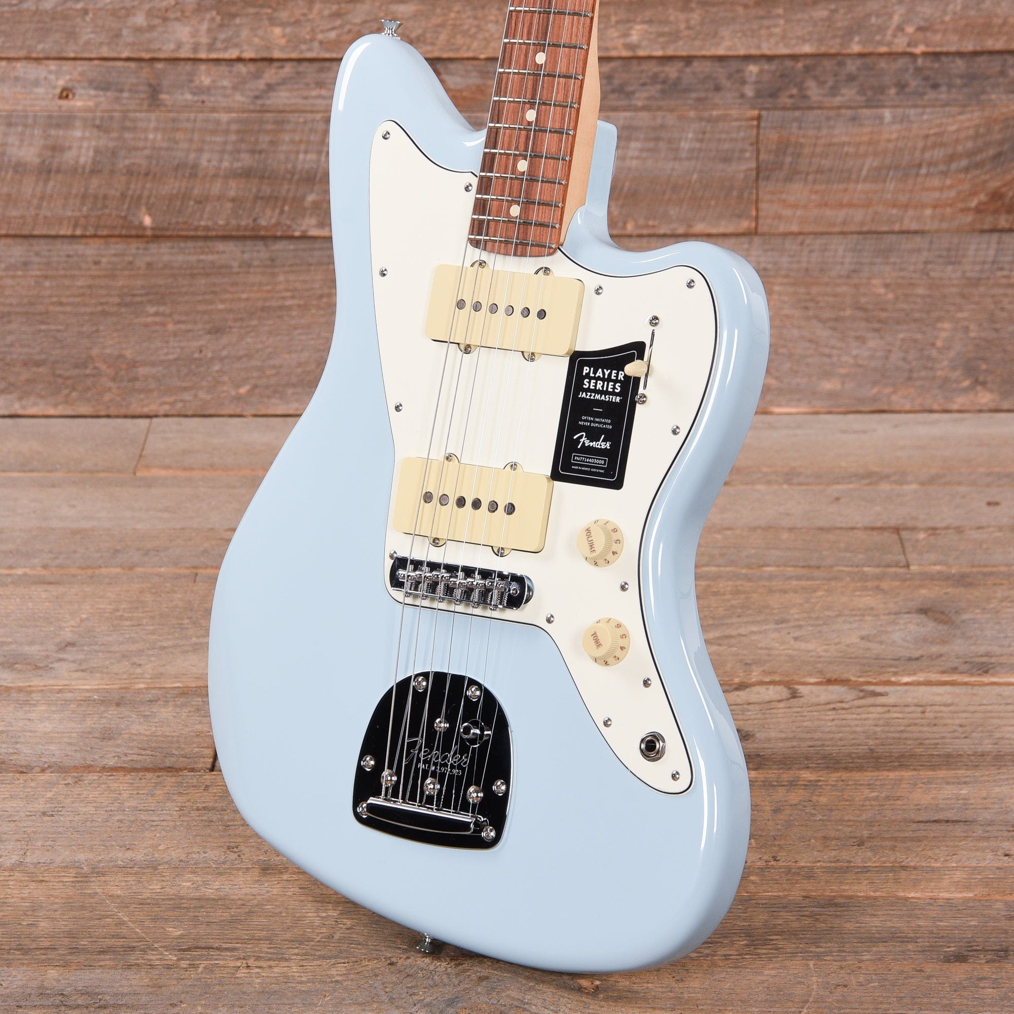 Fender Player Jazzmaster Sonic Blue w/Olympic White Headcap, Pure Vintage '65 Pickups, & Series/Parallel 4-Way Electric Guitars / Solid Body