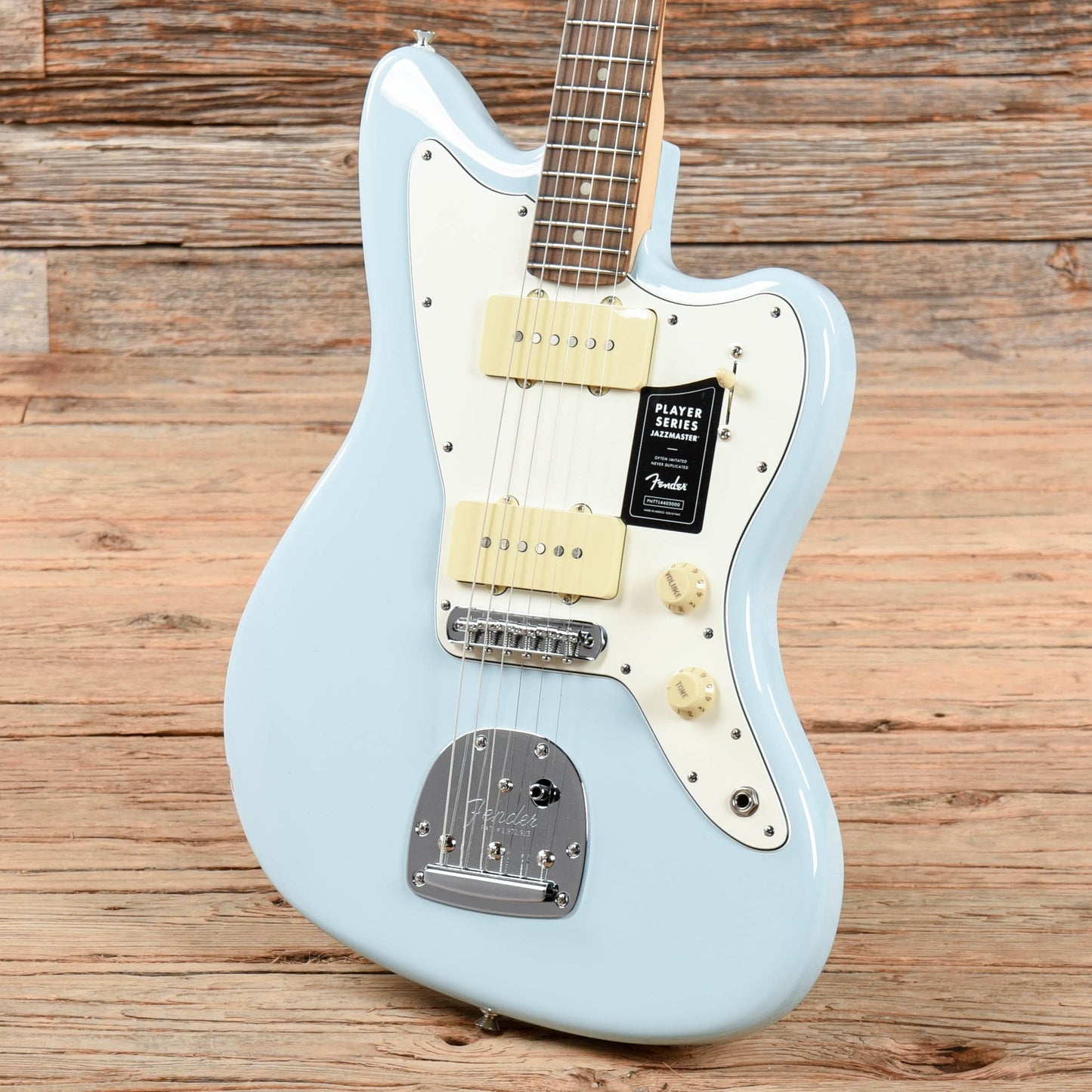 Fender Player Jazzmaster Sonic Blue w/Olympic White Headcap, Pure Vintage '65 Pickups, & Series/Parallel 4-Way Electric Guitars / Solid Body