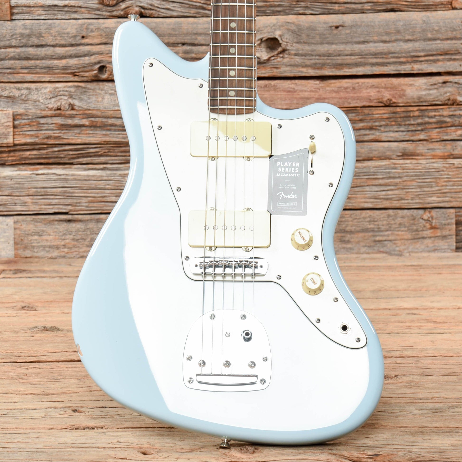 Fender Player Jazzmaster Sonic Blue w/Olympic White Headcap, Pure Vintage '65 Pickups, & Series/Parallel 4-Way Electric Guitars / Solid Body