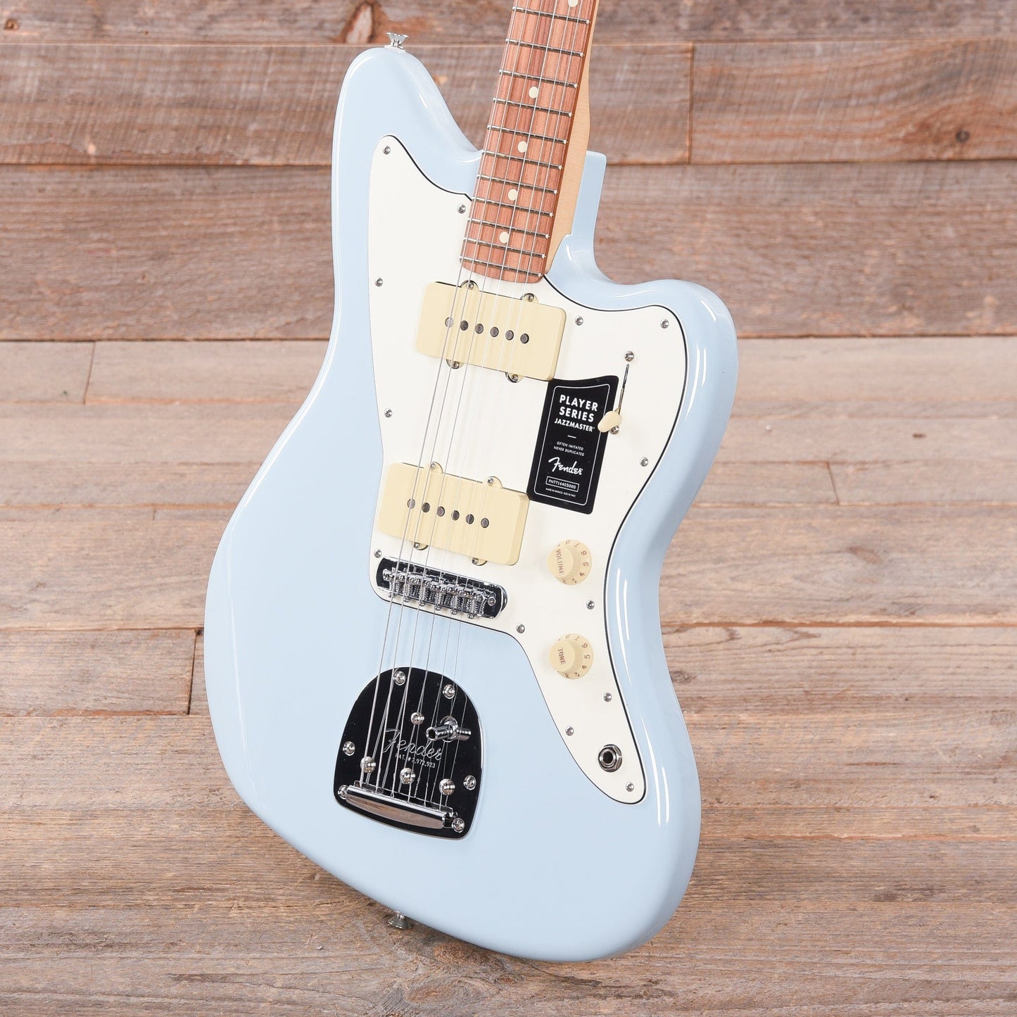 Fender Player Jazzmaster Sonic Blue w/Olympic White Headcap, Pure Vintage '65 Pickups, & Series/Parallel 4-Way Electric Guitars / Solid Body
