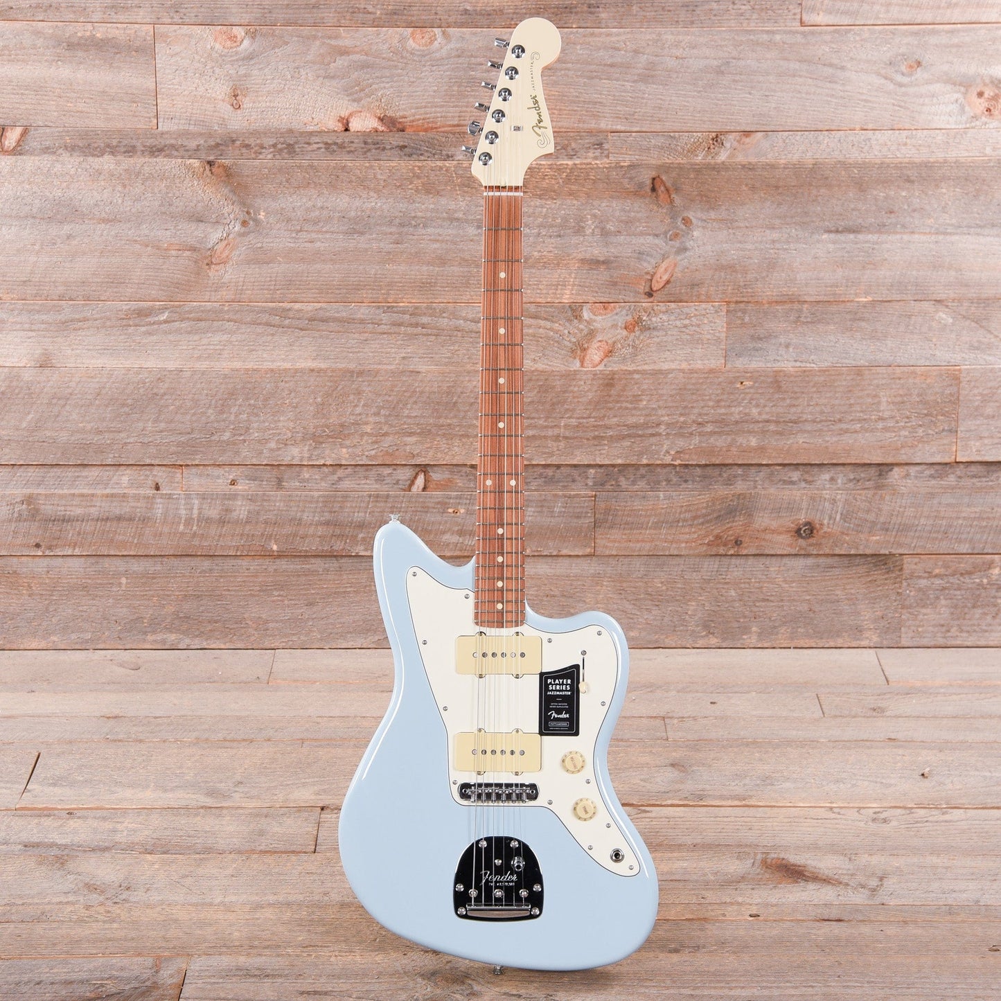 Fender Player Jazzmaster Sonic Blue w/Olympic White Headcap, Pure Vintage '65 Pickups, & Series/Parallel 4-Way Electric Guitars / Solid Body
