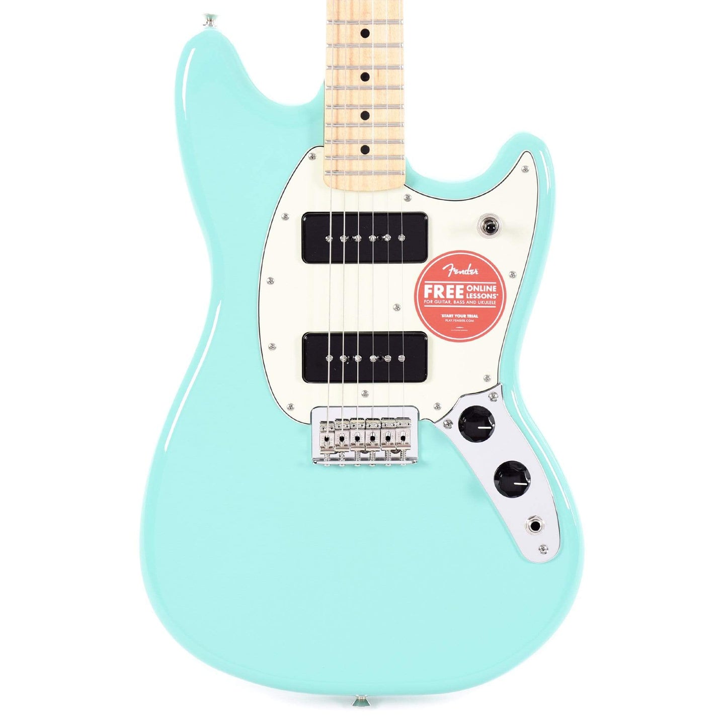 Fender Player Mustang 90 Sea Foam Green Electric Guitars / Solid Body