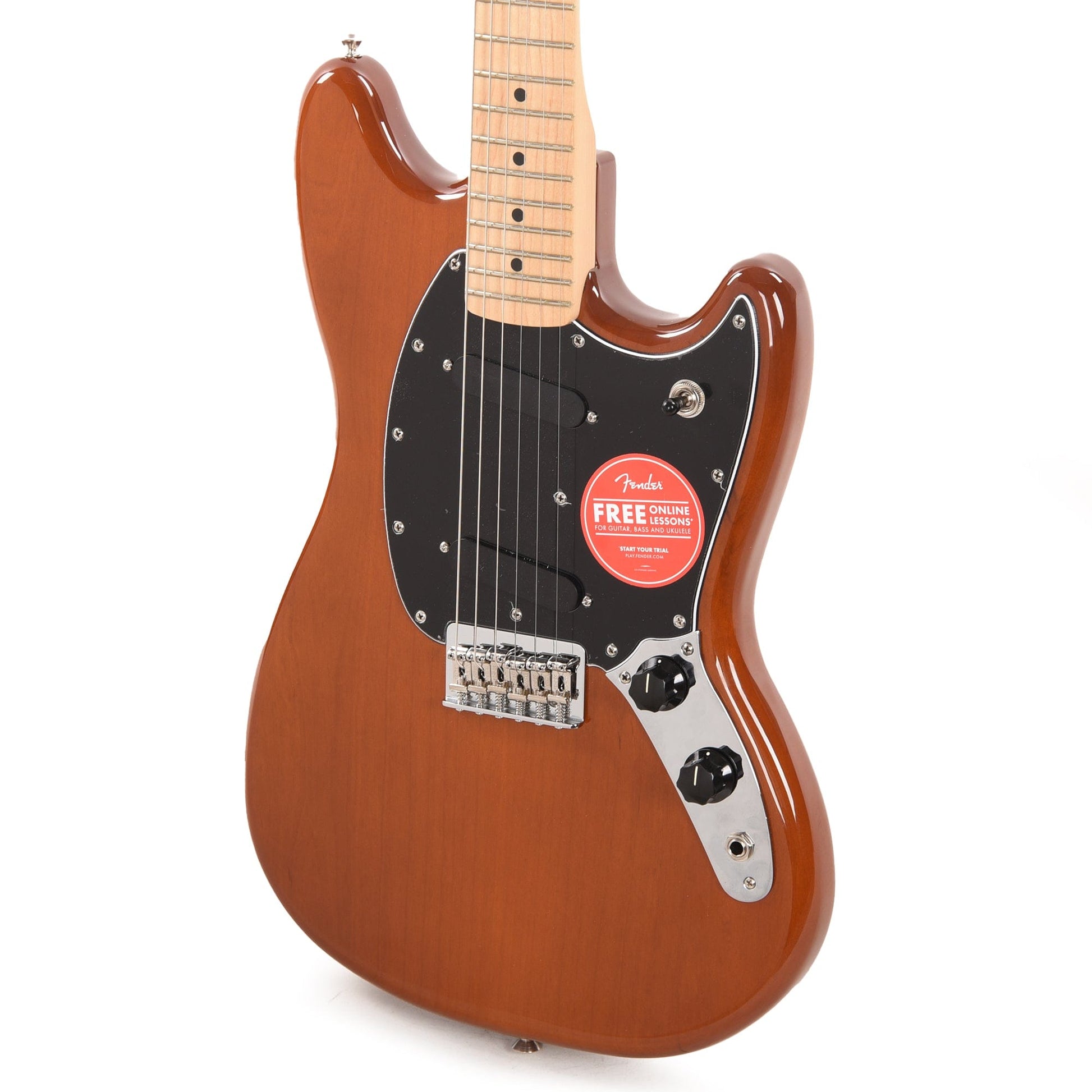 Fender Player Mustang Faded Mocha FSR Electric Guitars / Solid Body